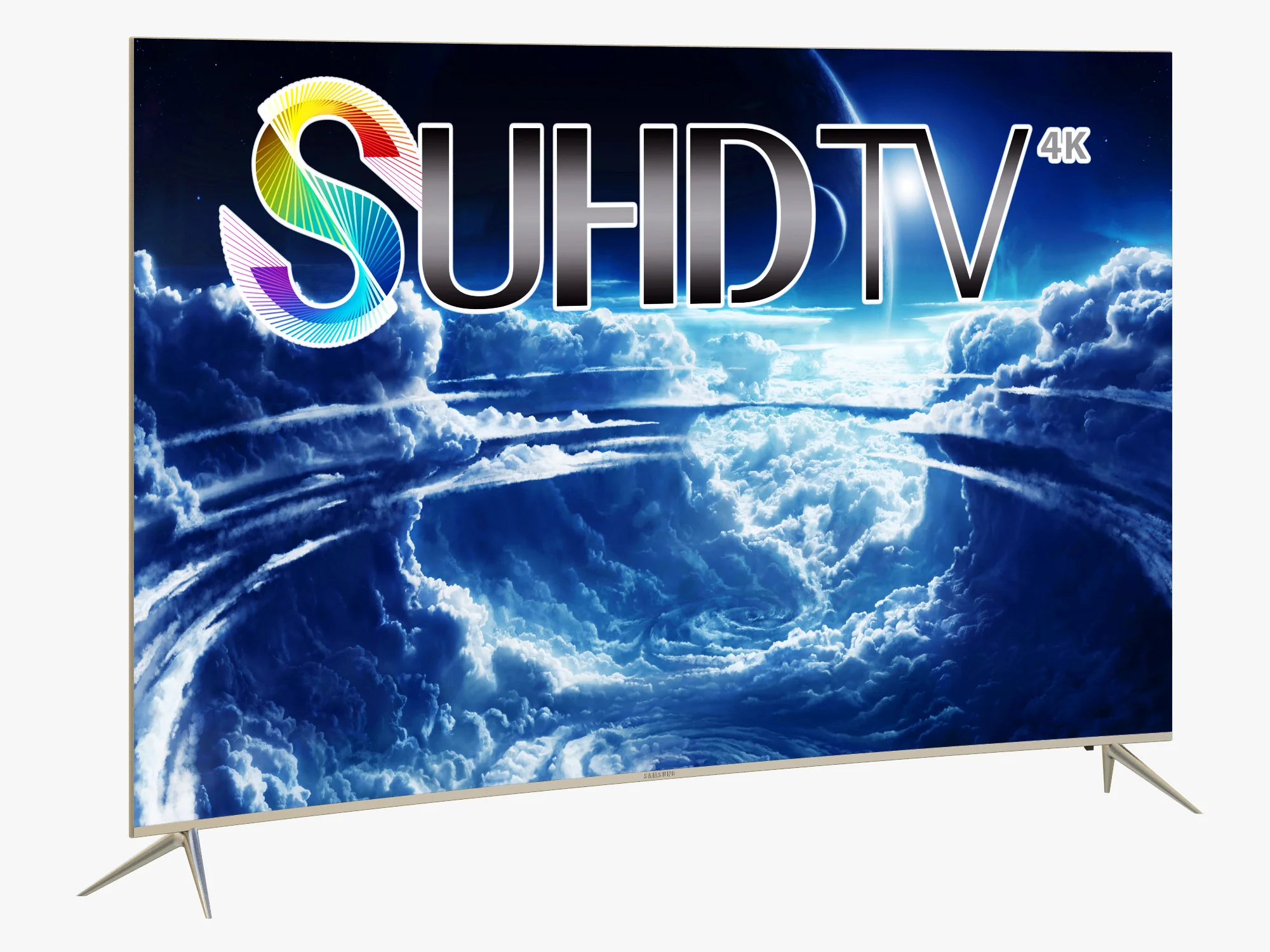 Samsung 65 SUHD 4K Curved Smart TV KS7500 Series 7 — 3D model preview 2