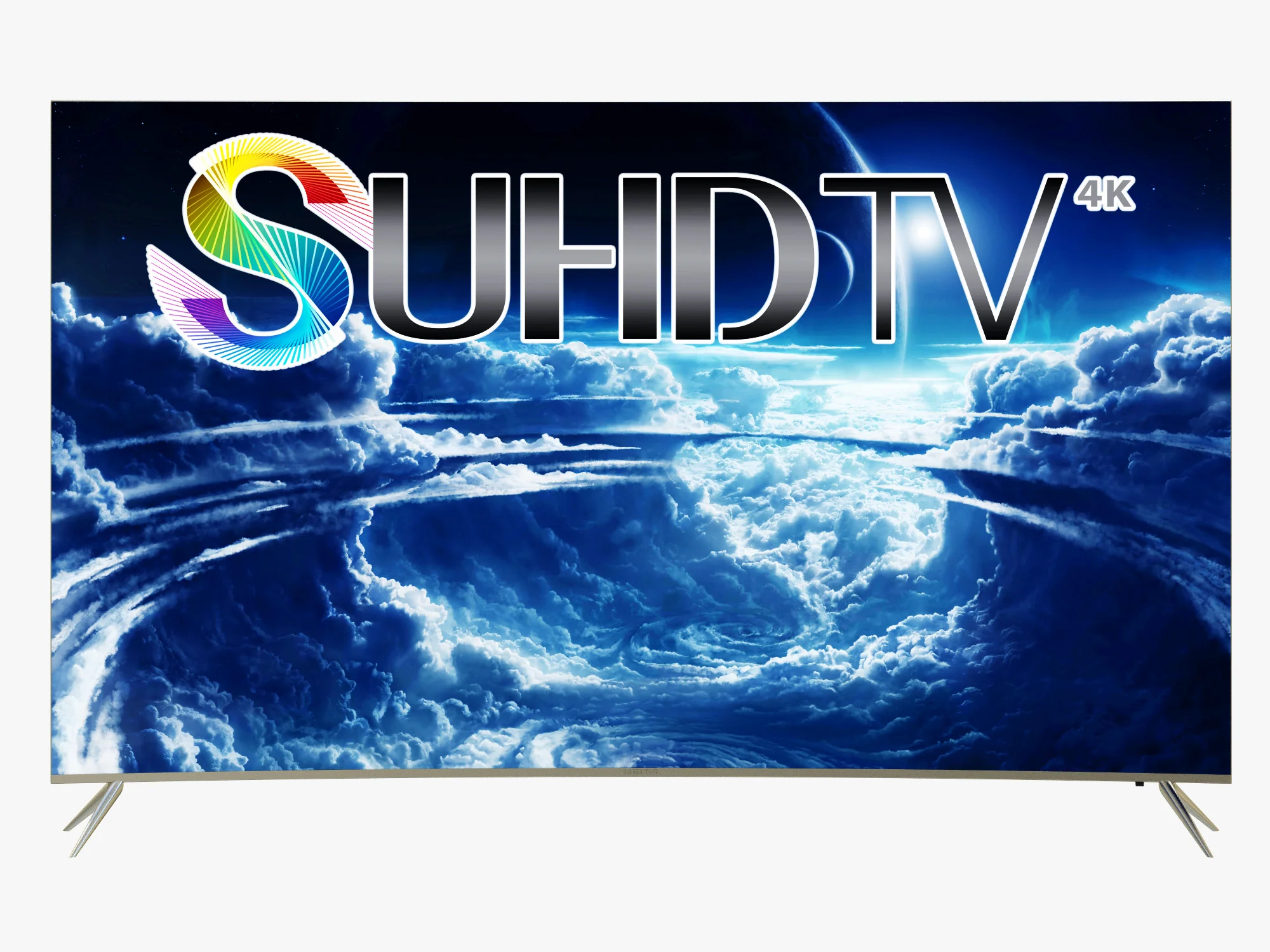Samsung 65 SUHD 4K Curved Smart TV KS7500 Series 7 — 3D model preview 10