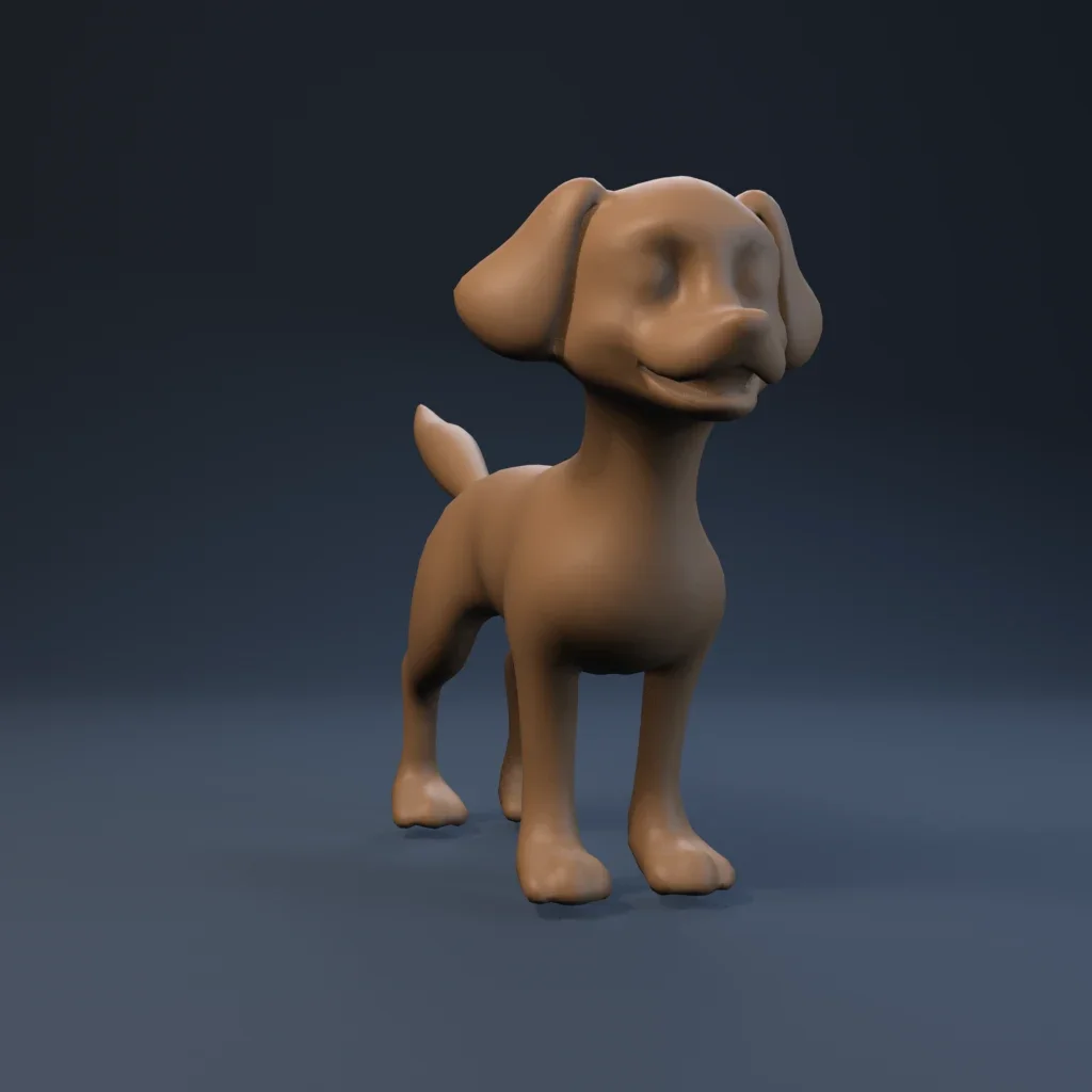 Dog Basemesh 01