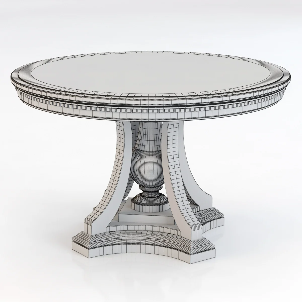 Restoration Hardware St. James Round Dining Table — 3D model preview 5