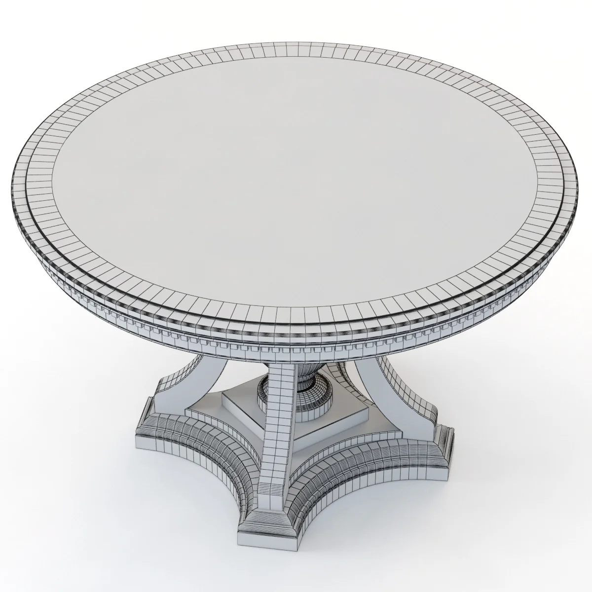 Restoration Hardware St. James Round Dining Table — 3D model preview 7