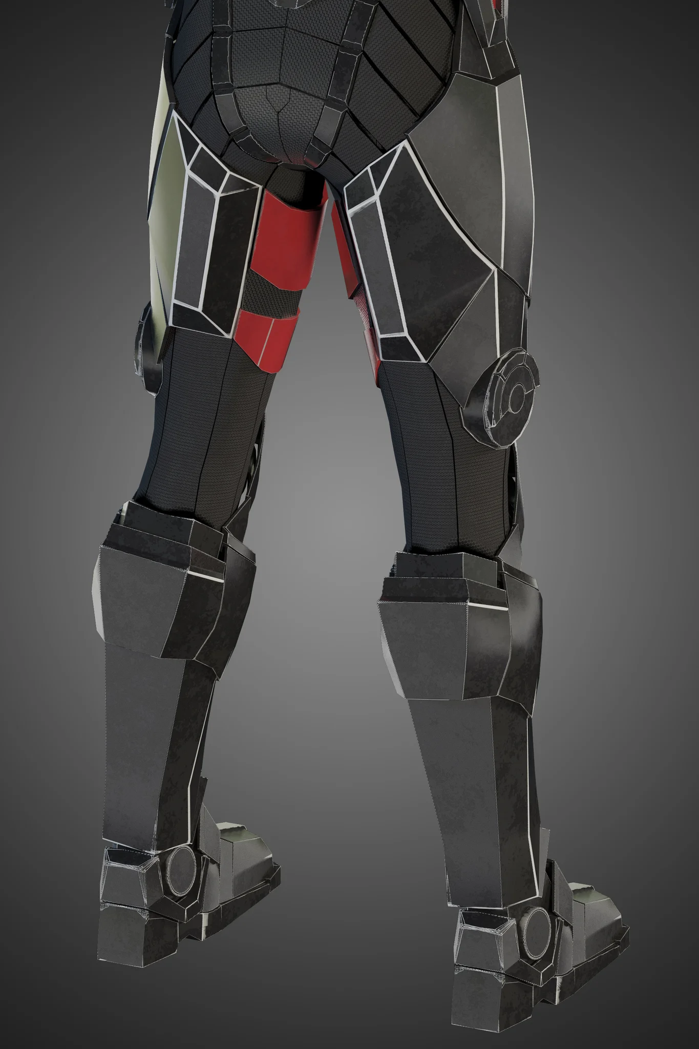 Futuristic Soldier — 3D model preview 3