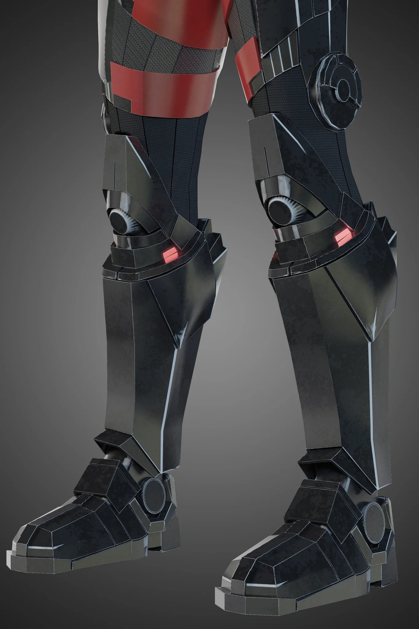 Futuristic Soldier — 3D model preview 34