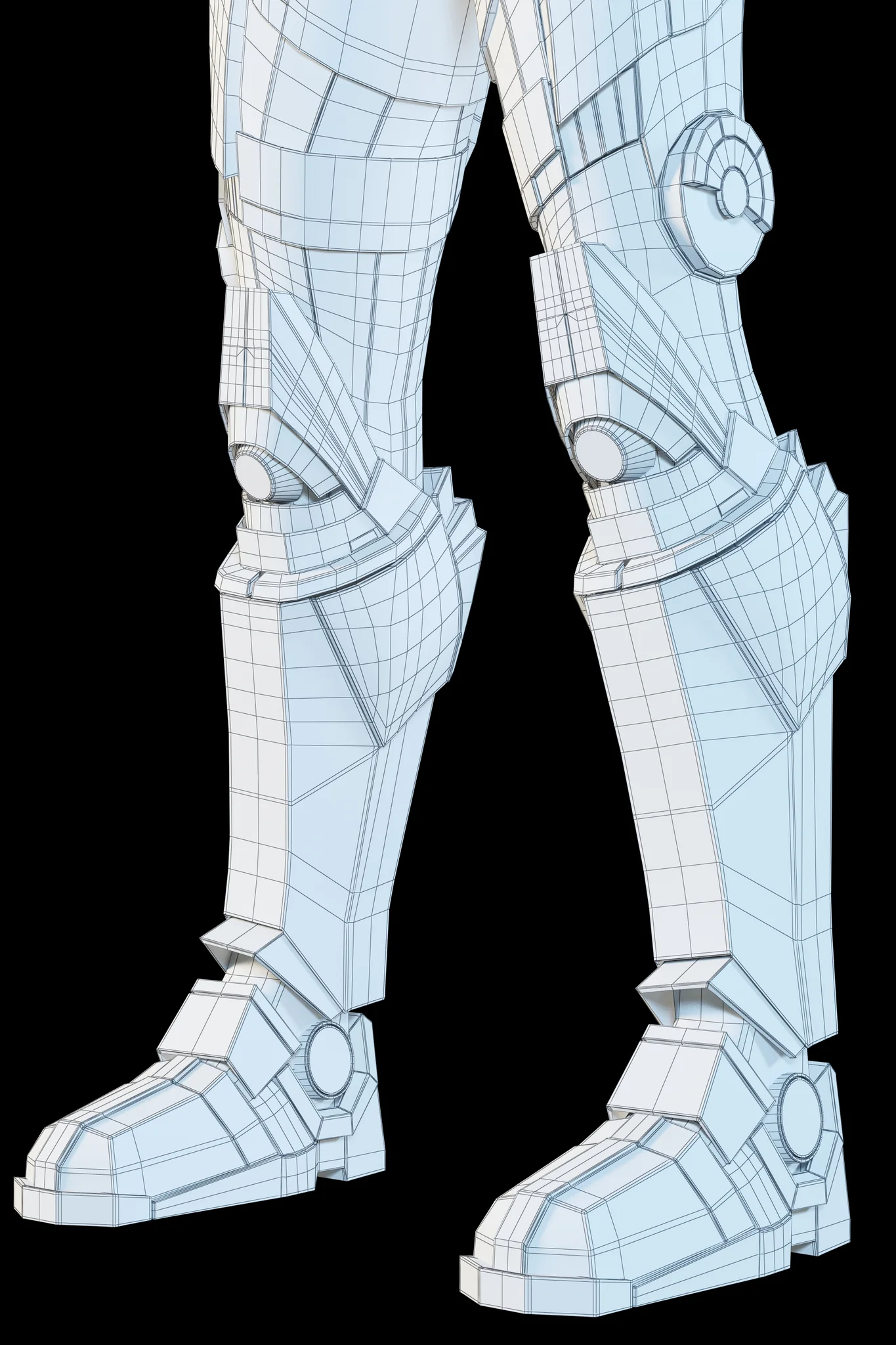Futuristic Soldier — 3D model preview 35