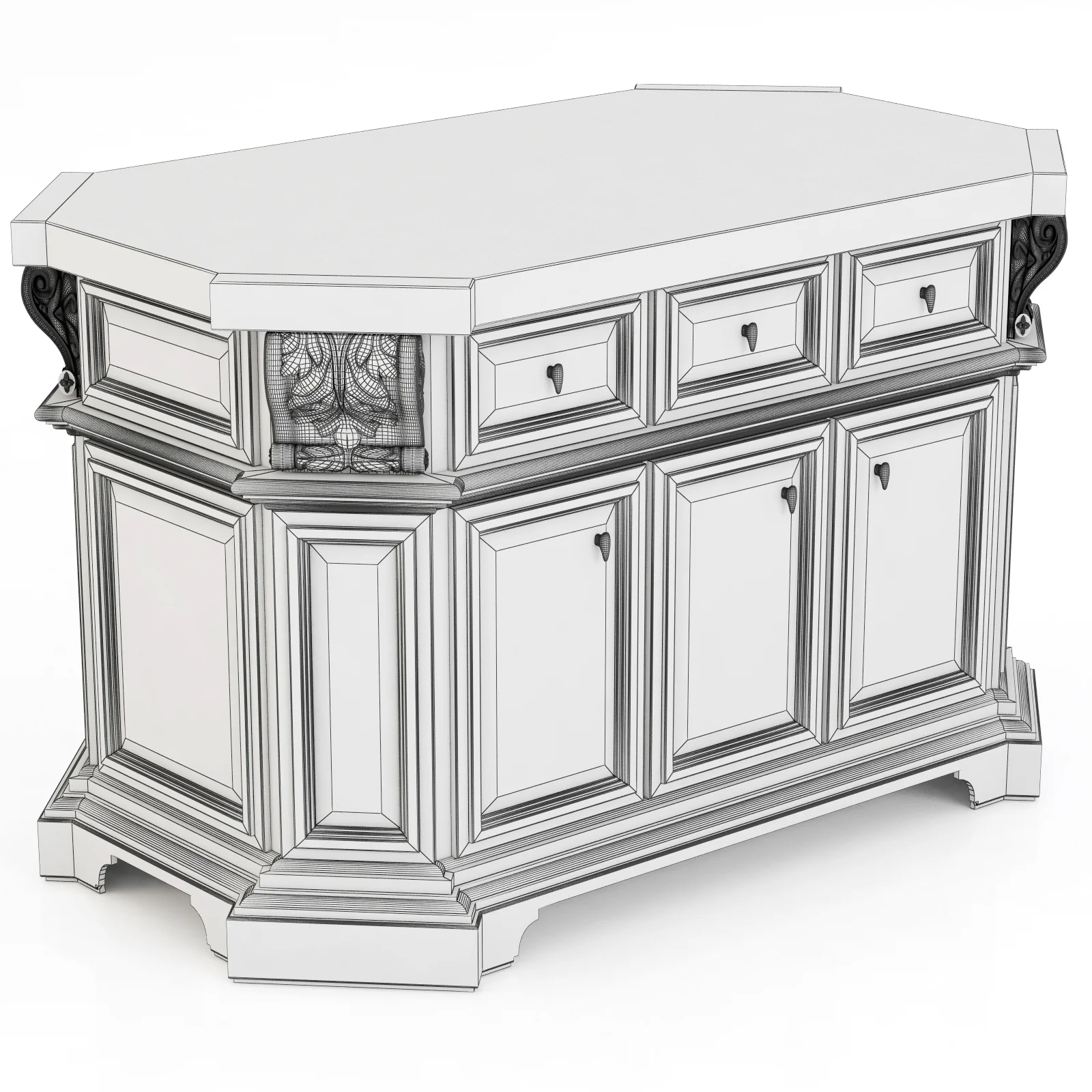 Lyn Design By Hardware Resources Acanthus — 3D model preview 5