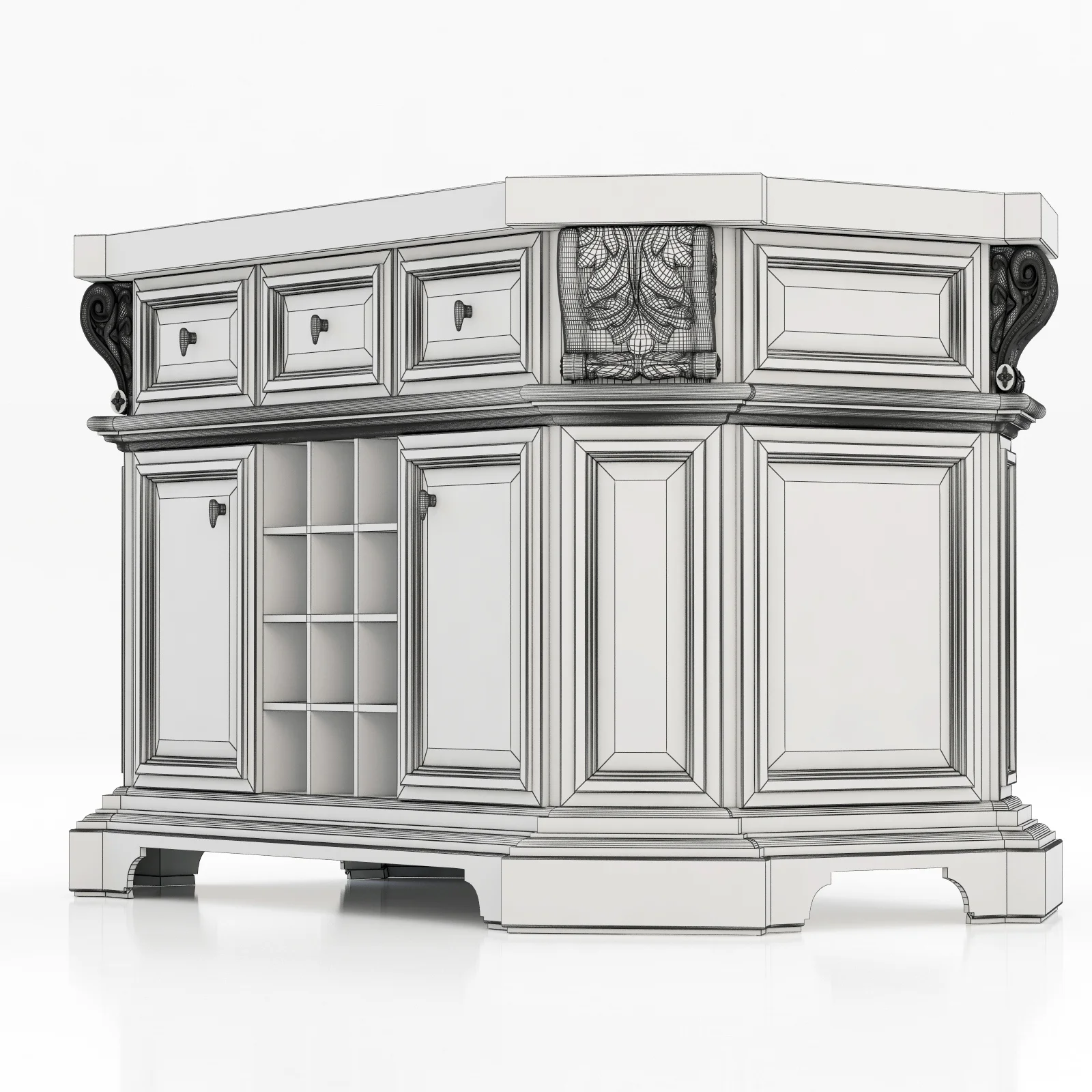 Lyn Design By Hardware Resources Acanthus — 3D model preview 6