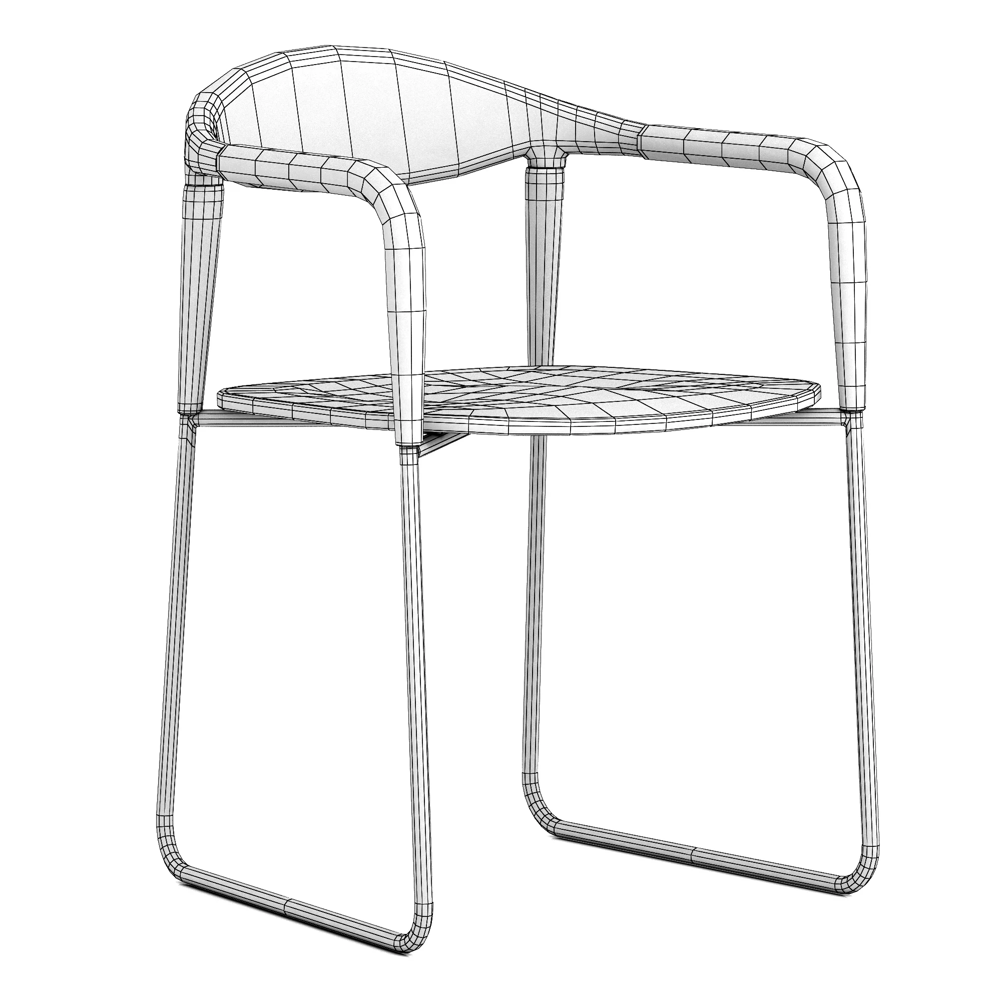 Roche Bobois Chimere Bridge — 3D model preview 7