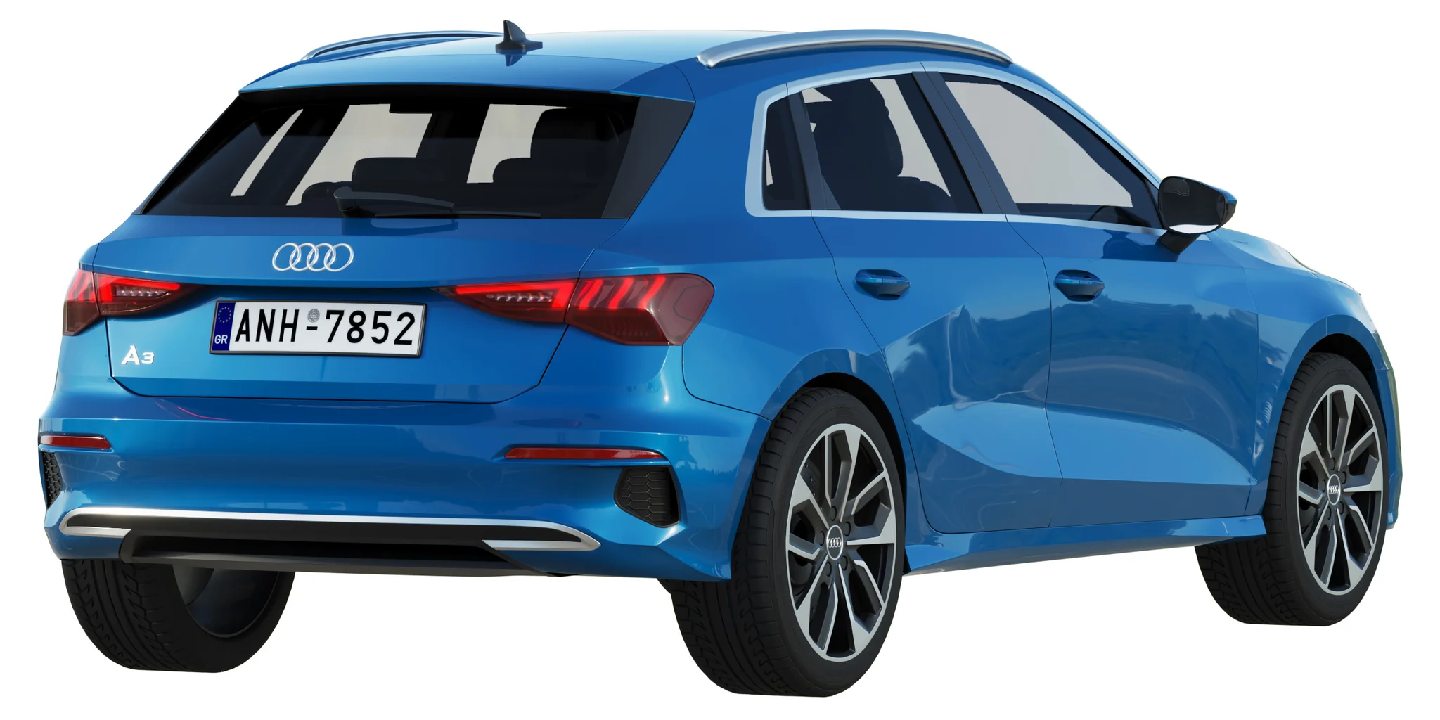 Audi A3 Sportback, 3D model preview 6