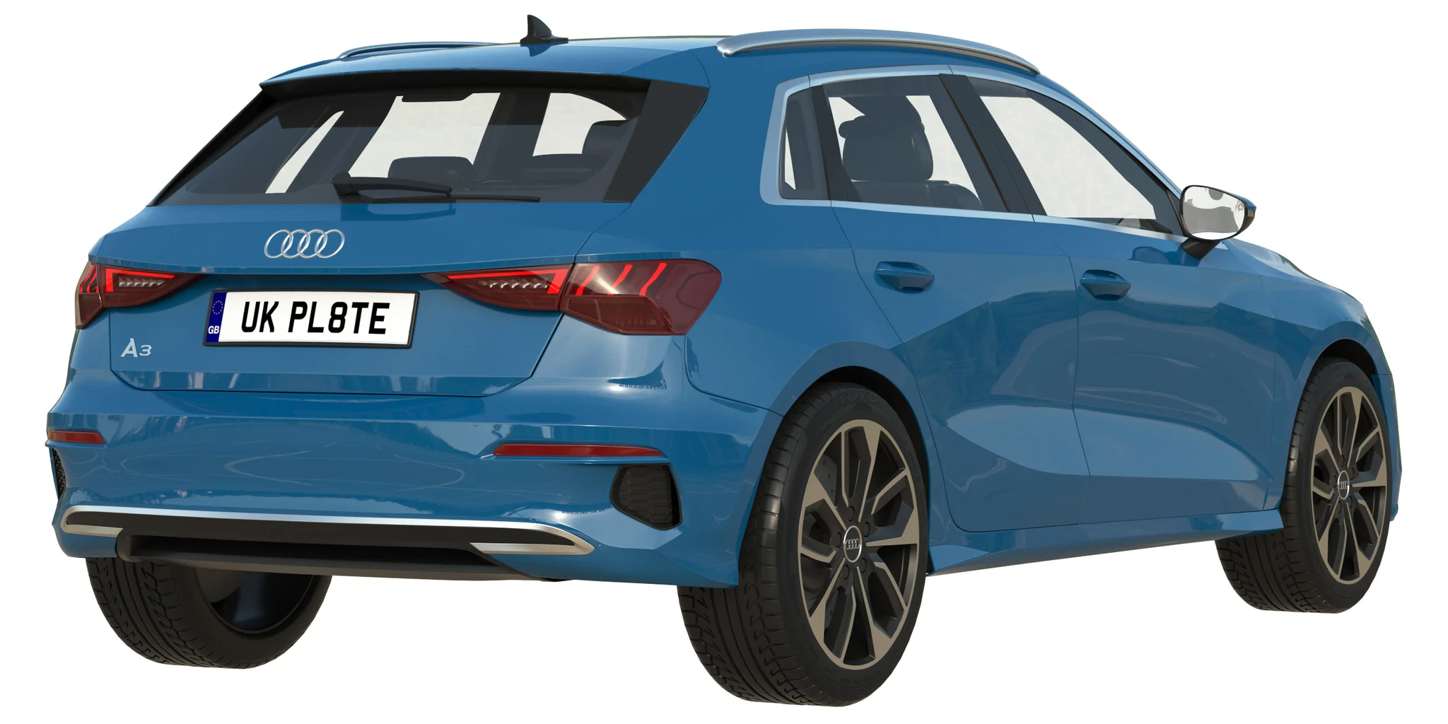 Audi A3 Sportback, 3D model preview 9