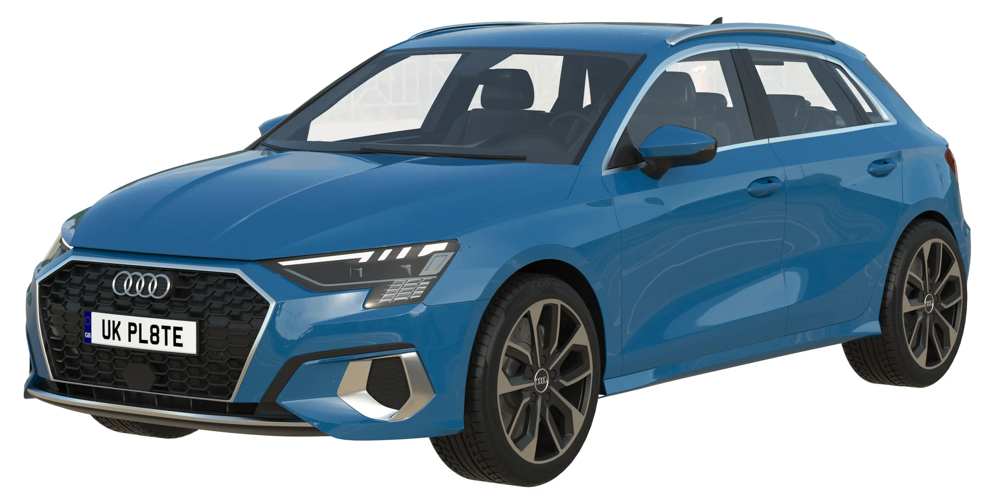 Audi A3 Sportback, 3D model preview 13