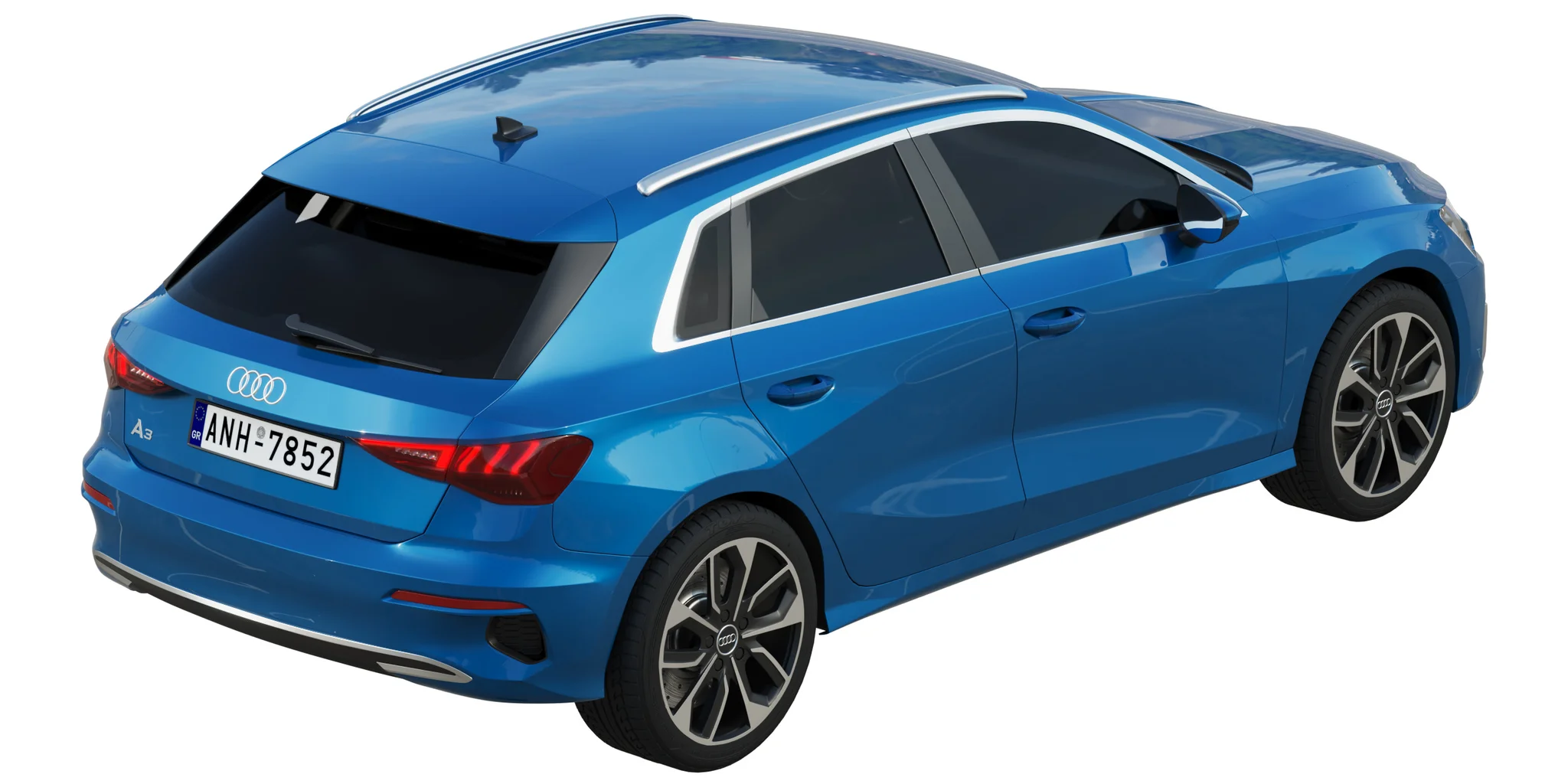 Audi A3 Sportback, 3D model preview 34