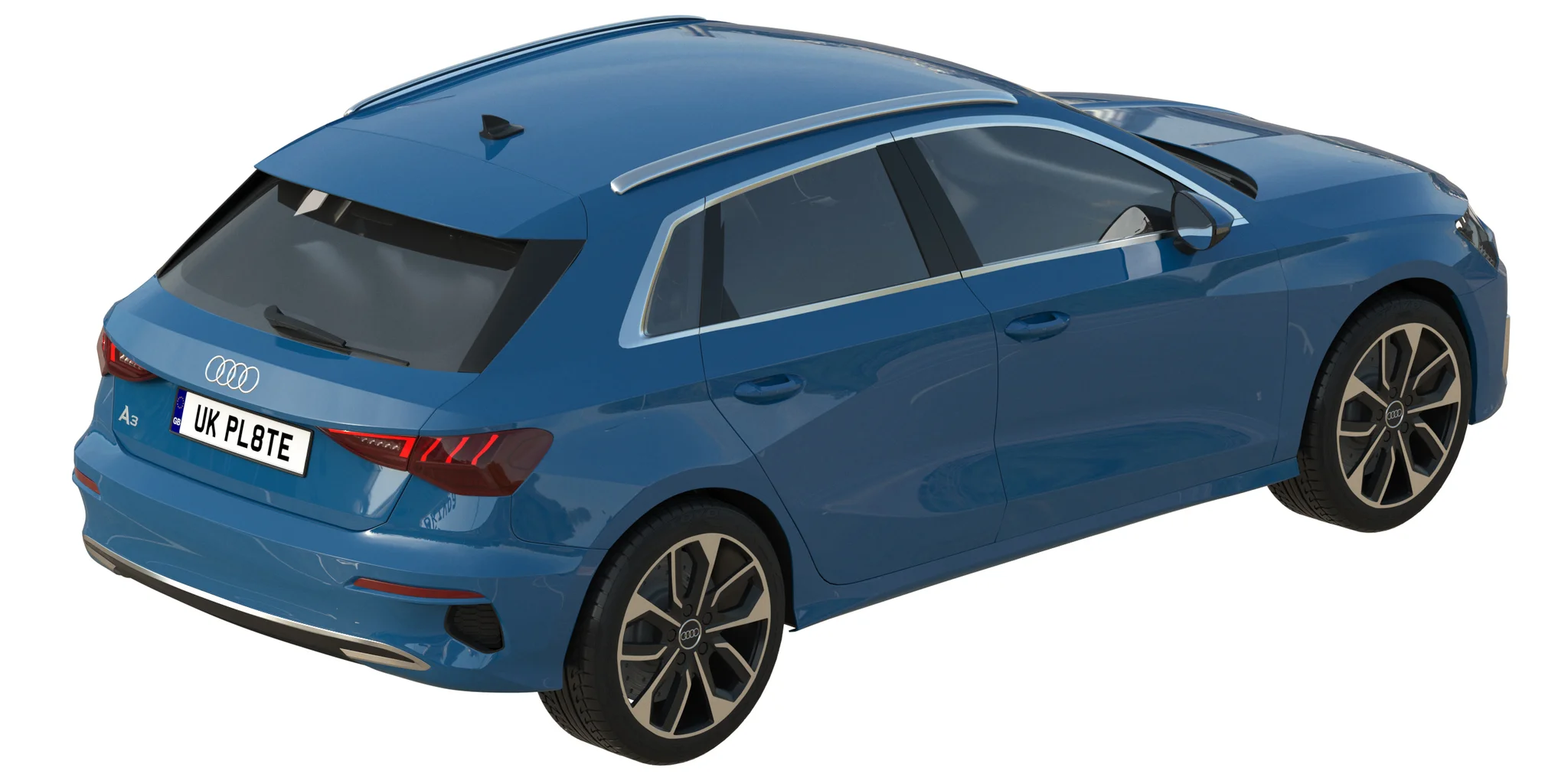 Audi A3 Sportback, 3D model preview 36