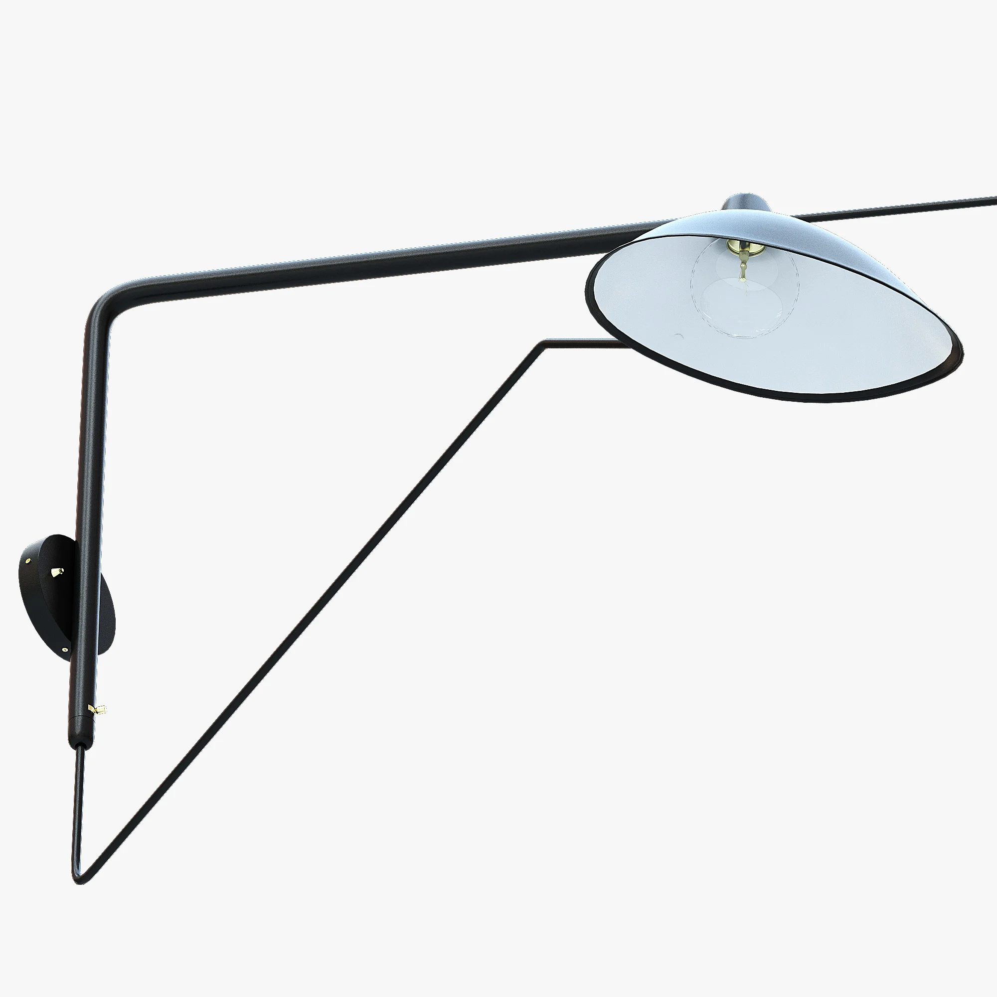 Serge Mouille Rotating Sconce Two Arm MSC R2C — 3D model preview 4