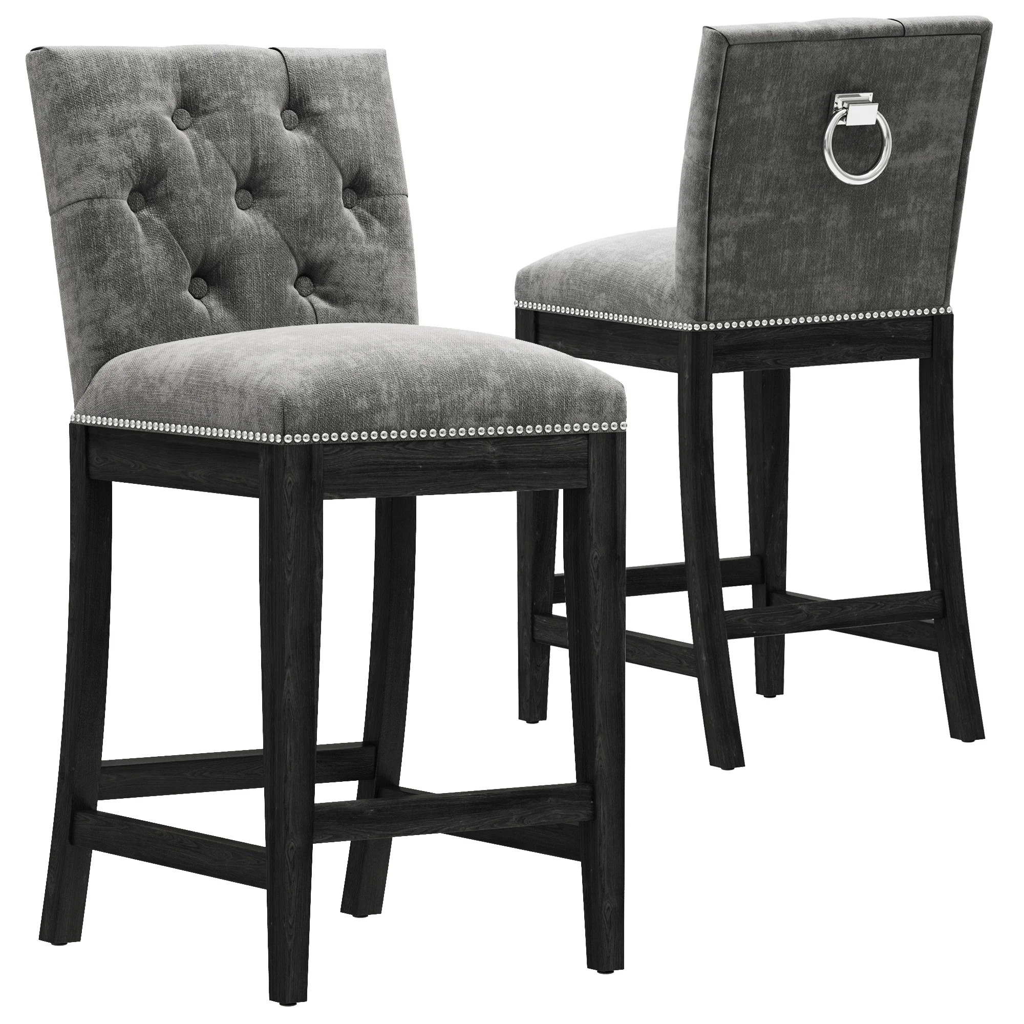 EICHHOLTZ Counter Stool Domino — 3D model preview 2
