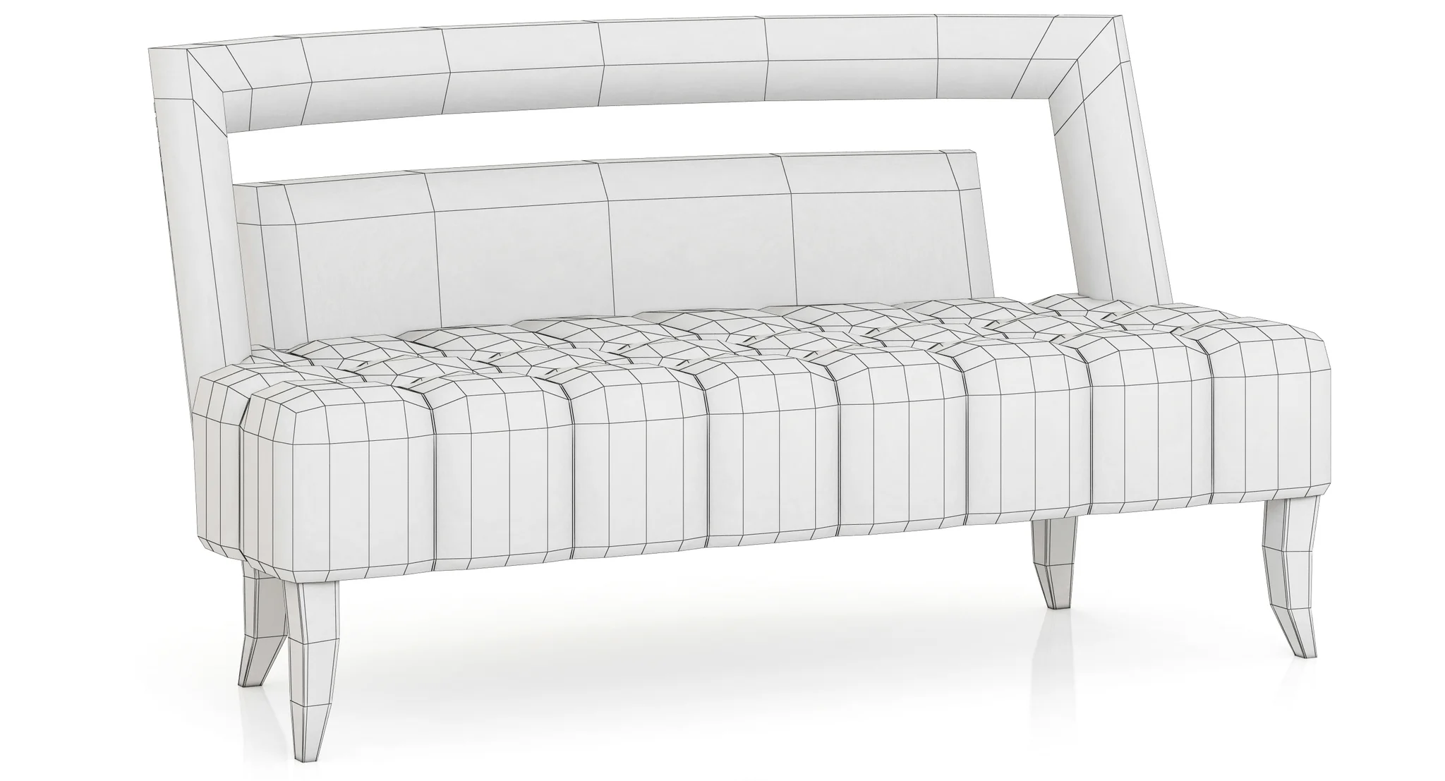 Brabbu NAJ 2 Seat Sofa — 3D model preview 3