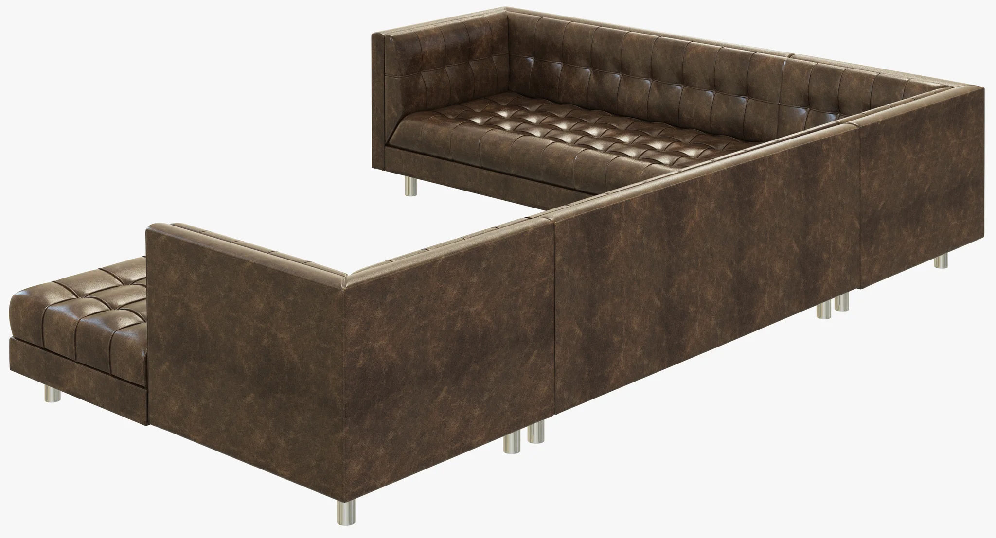Bernhardt Dunhill Sectional Sofa — 3D model preview 8