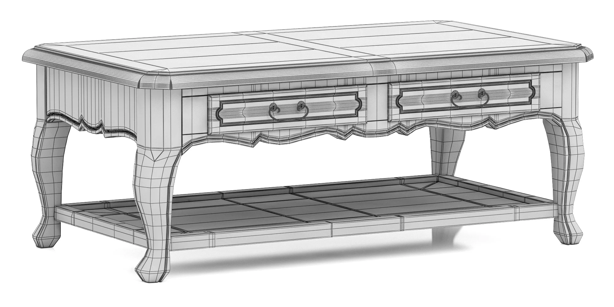 Dantone Home Salon De Provans Table — 3D model preview 8
