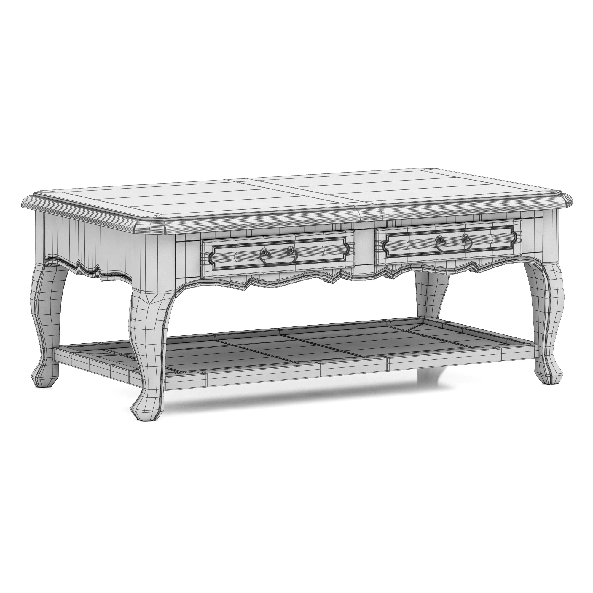 Dantone Home Salon De Provans Table — 3D model preview 9