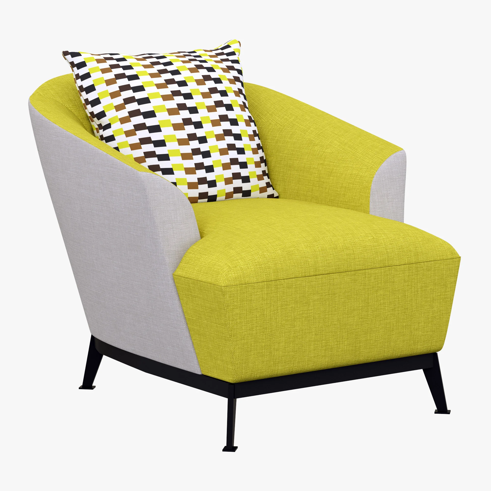 Roche Bobois Orlando Armchair — 3D model preview 4