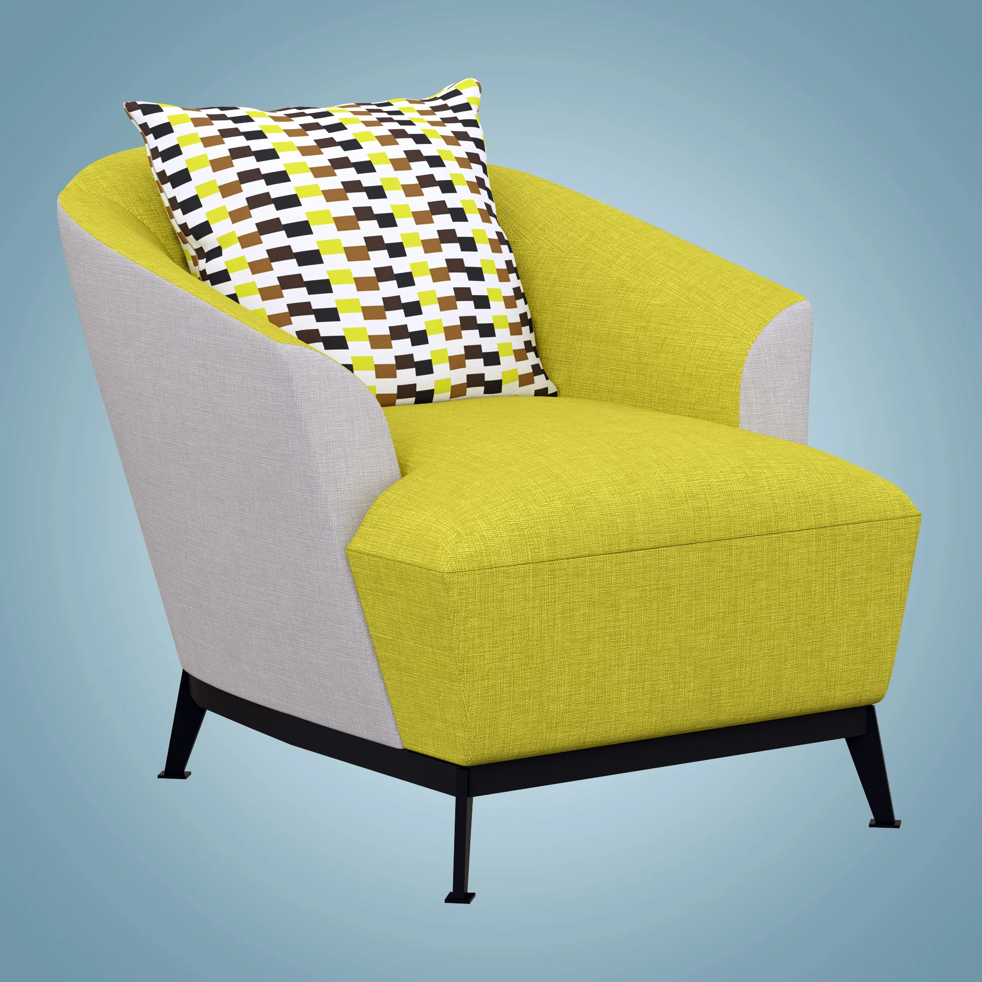 Roche Bobois Orlando Armchair — 3D model preview 3