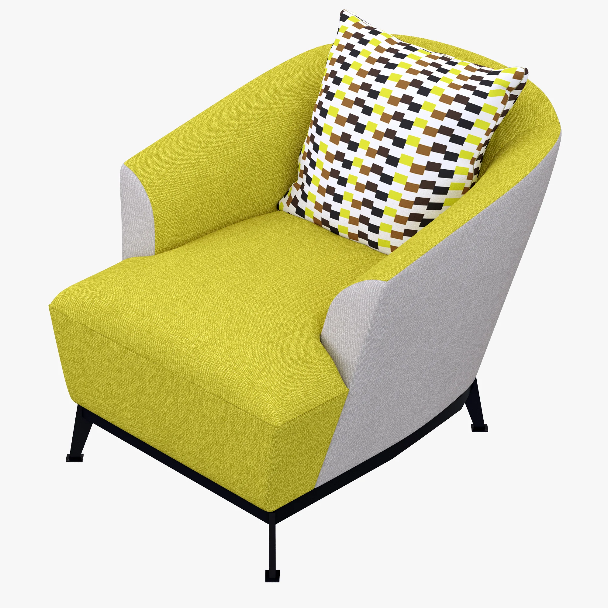 Roche Bobois Orlando Armchair — 3D model preview 7