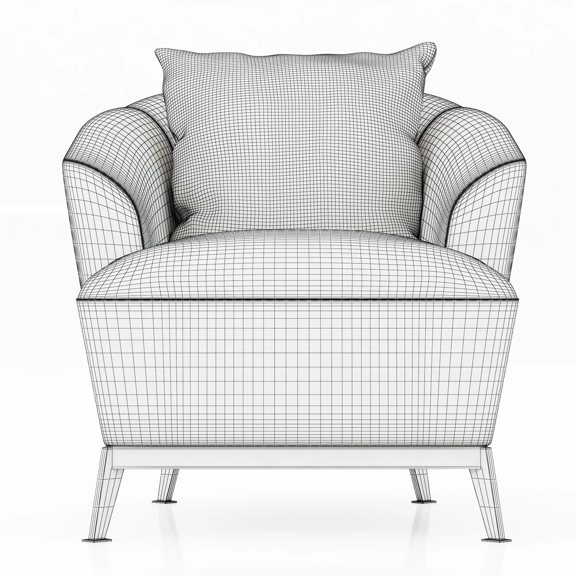 Roche Bobois Orlando Armchair — 3D model preview 10