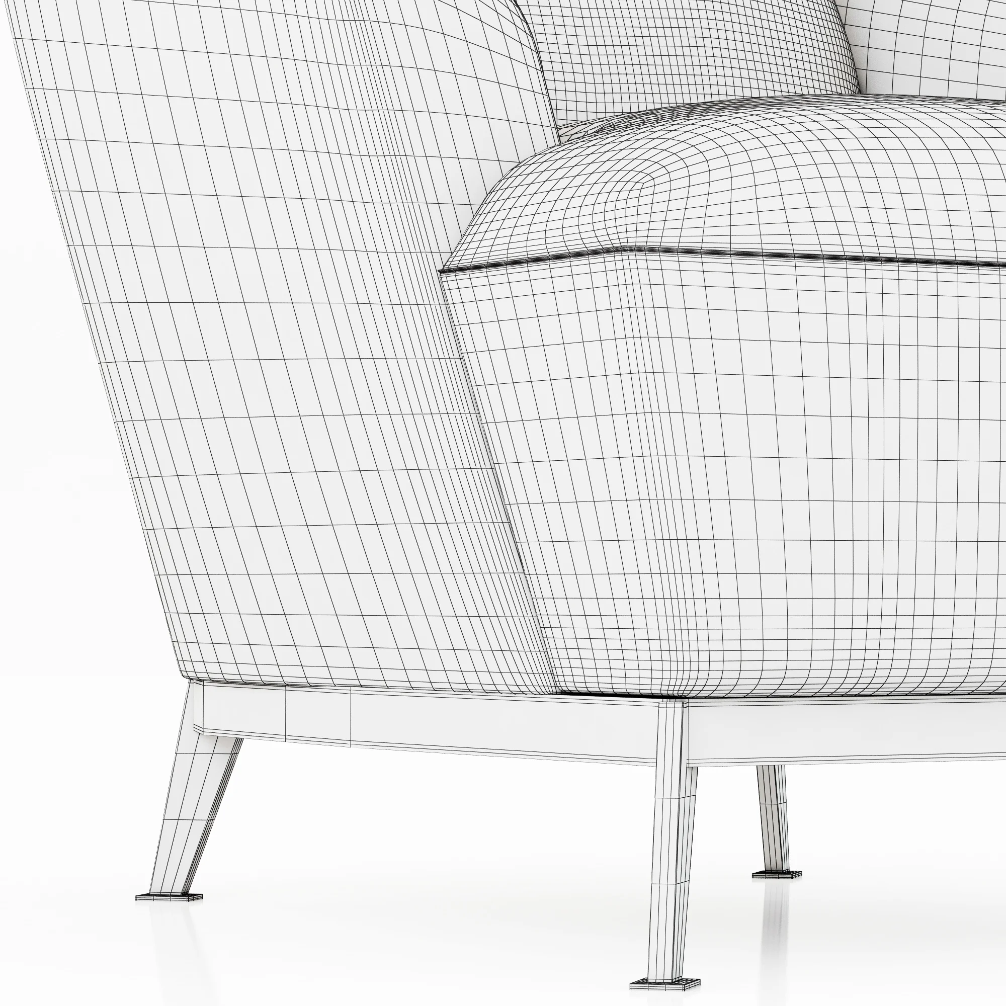Roche Bobois Orlando Armchair — 3D model preview 12