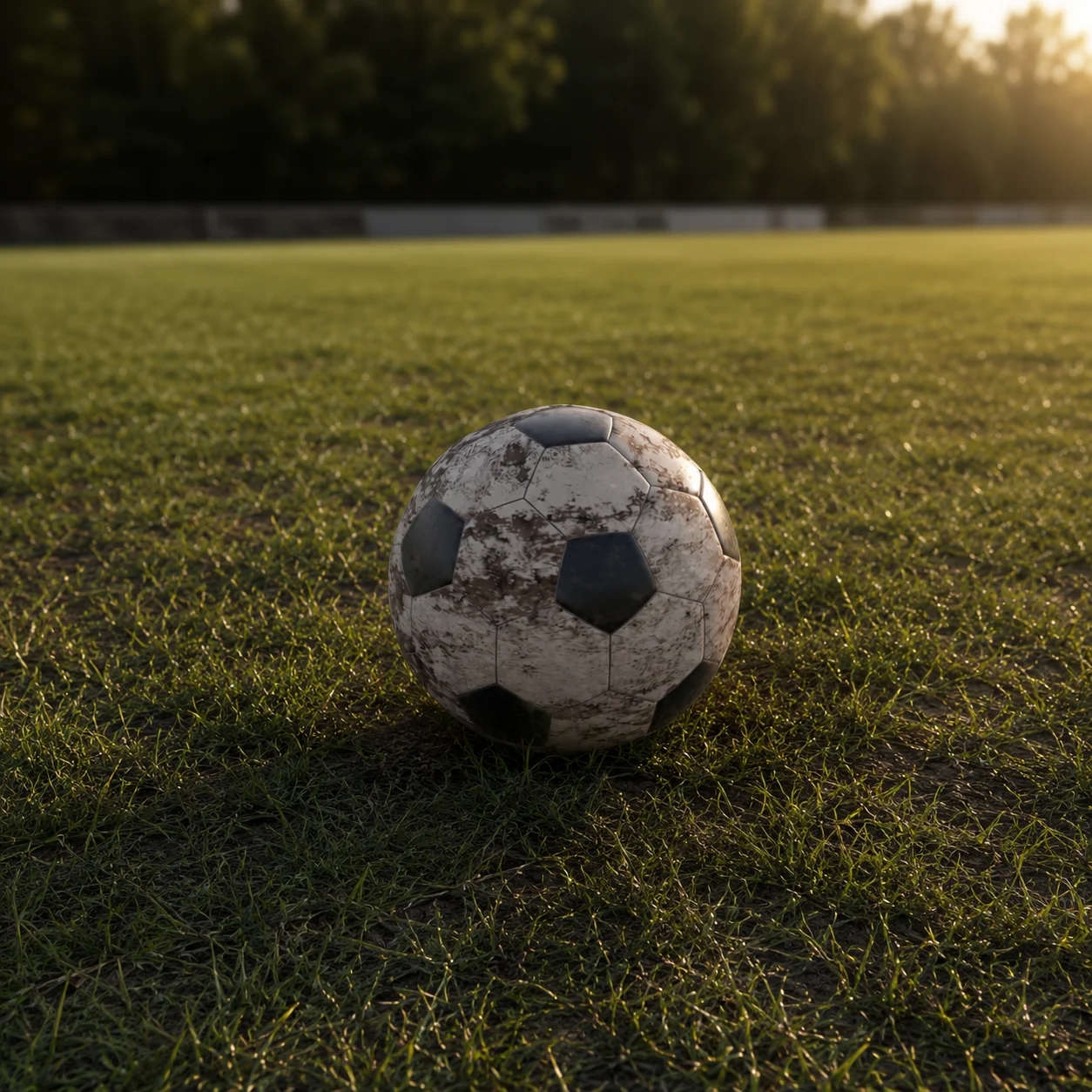 Classic Soccer Ball - Clean & Weathered 3D Model, 3D model preview 2