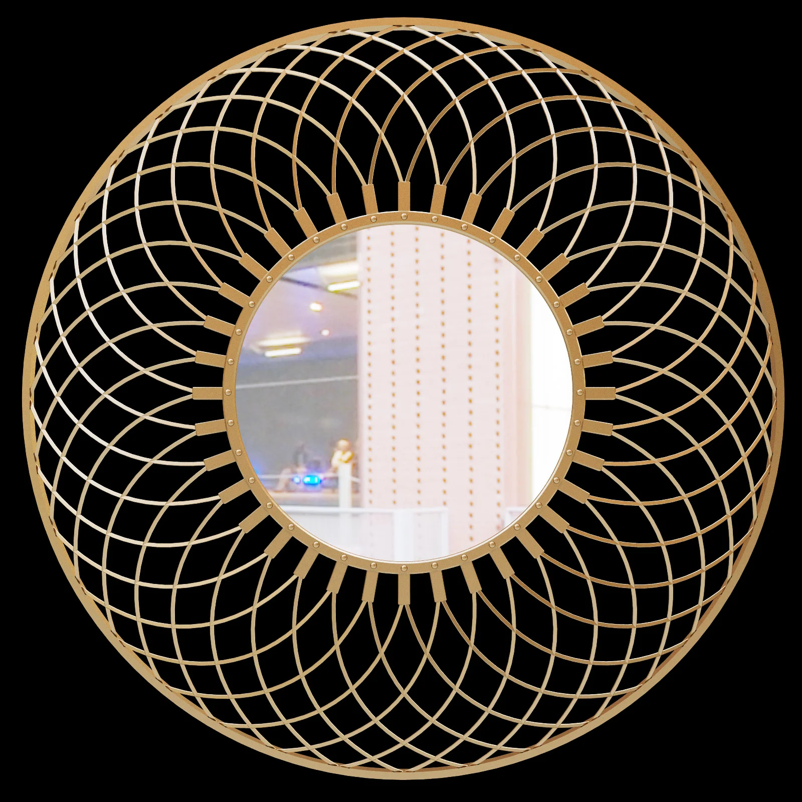 Cyan Designs Fairplex Mirror — 3D model preview 1