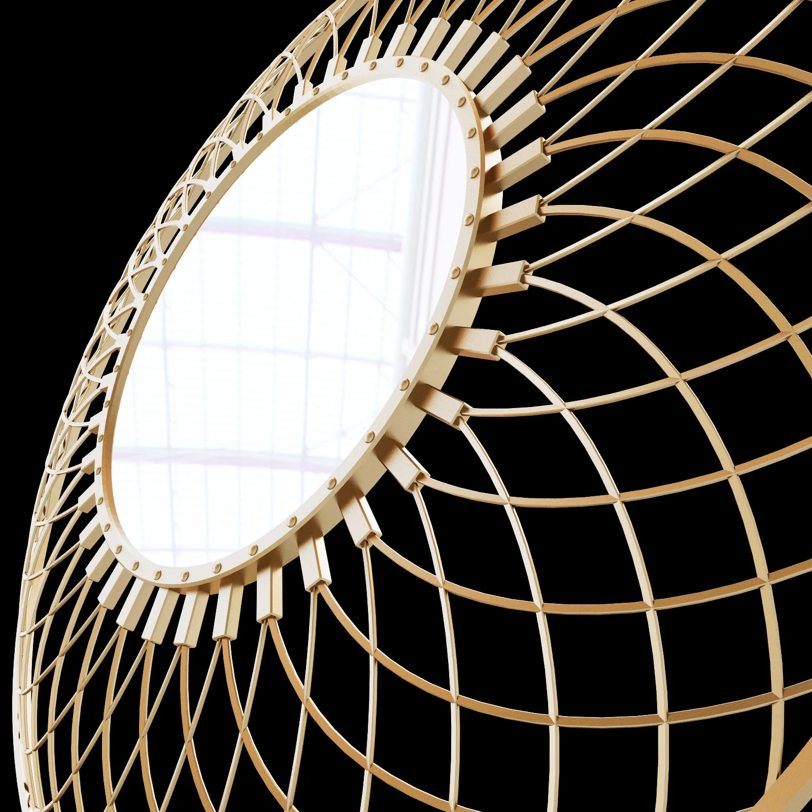 Cyan Designs Fairplex Mirror — 3D model preview 2