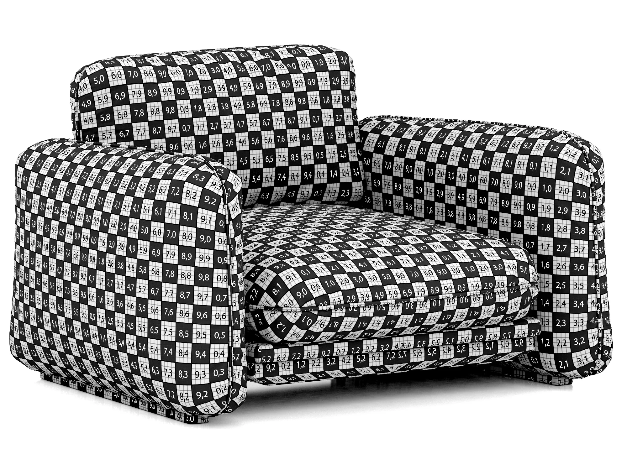 Baxter BRIGITTE Armchair — 3D model preview 12