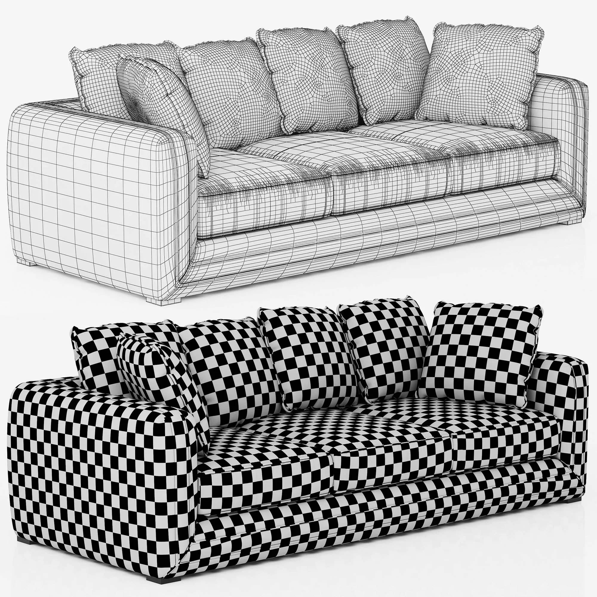 Eichholtz Sofa Menorca — 3D model preview 9