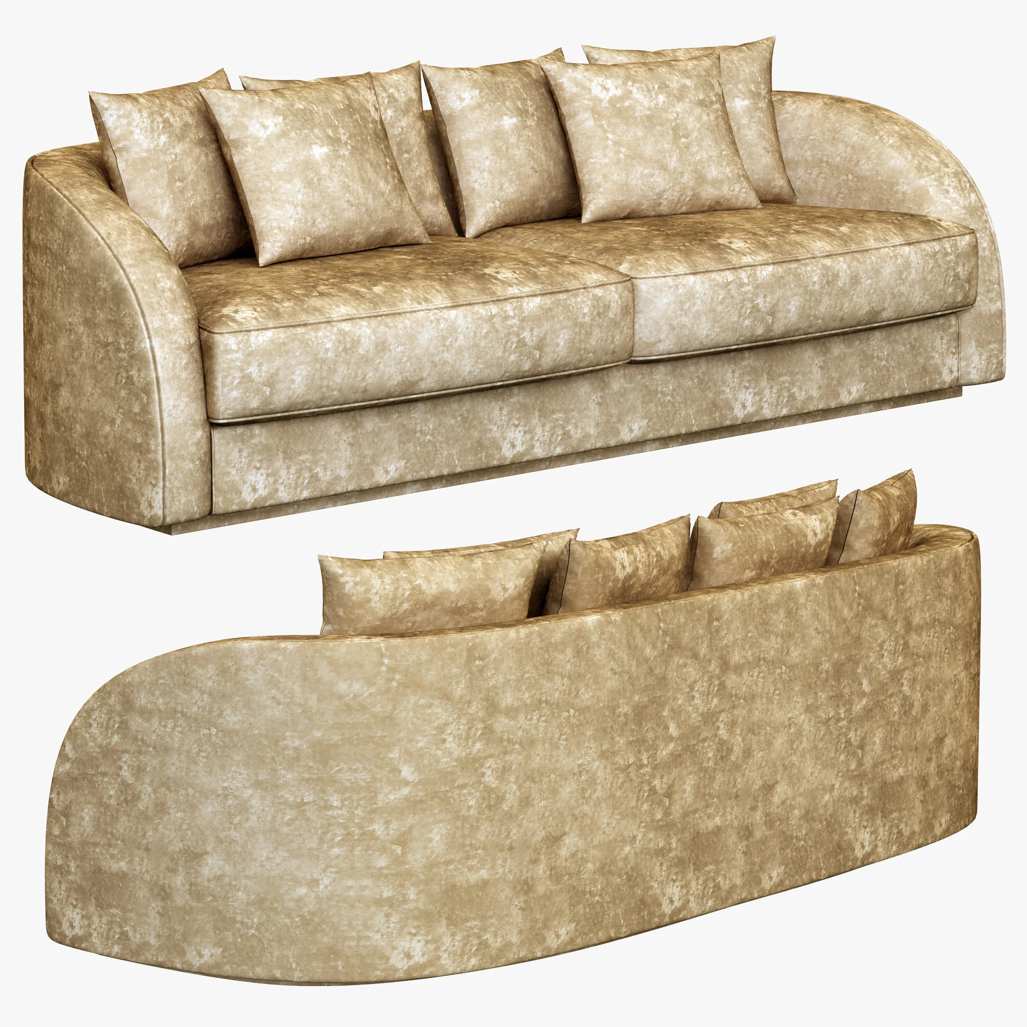 Eichholtz Sofa Les Palmiers — 3D model preview 2
