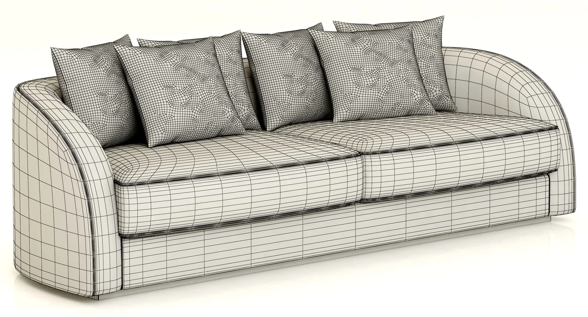 Eichholtz Sofa Les Palmiers — 3D model preview 3