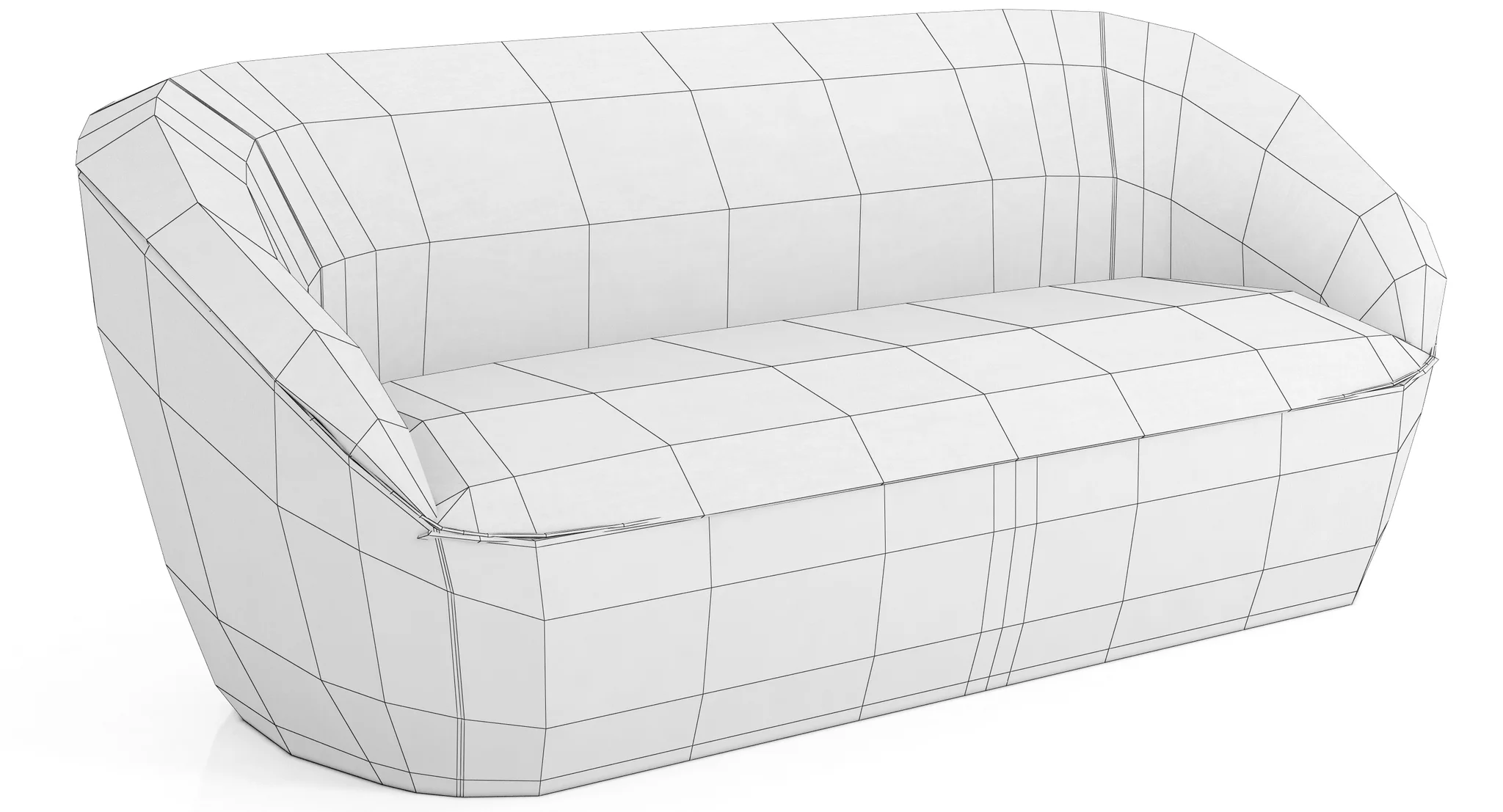 Roche Bobois Edito Sofa — 3D model preview 10