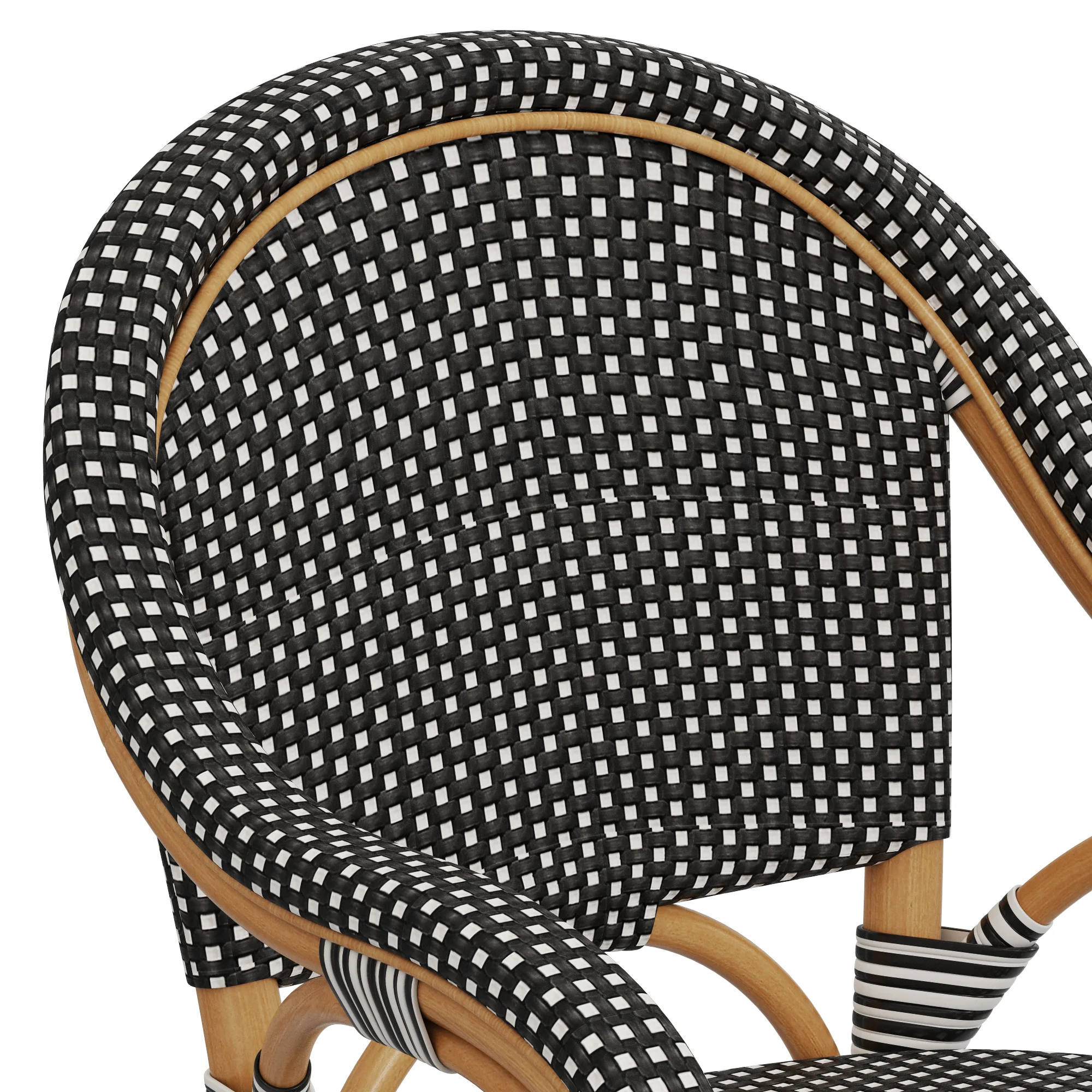 Restoration Hardware St. Germain Resin Stool — 3D model preview 4