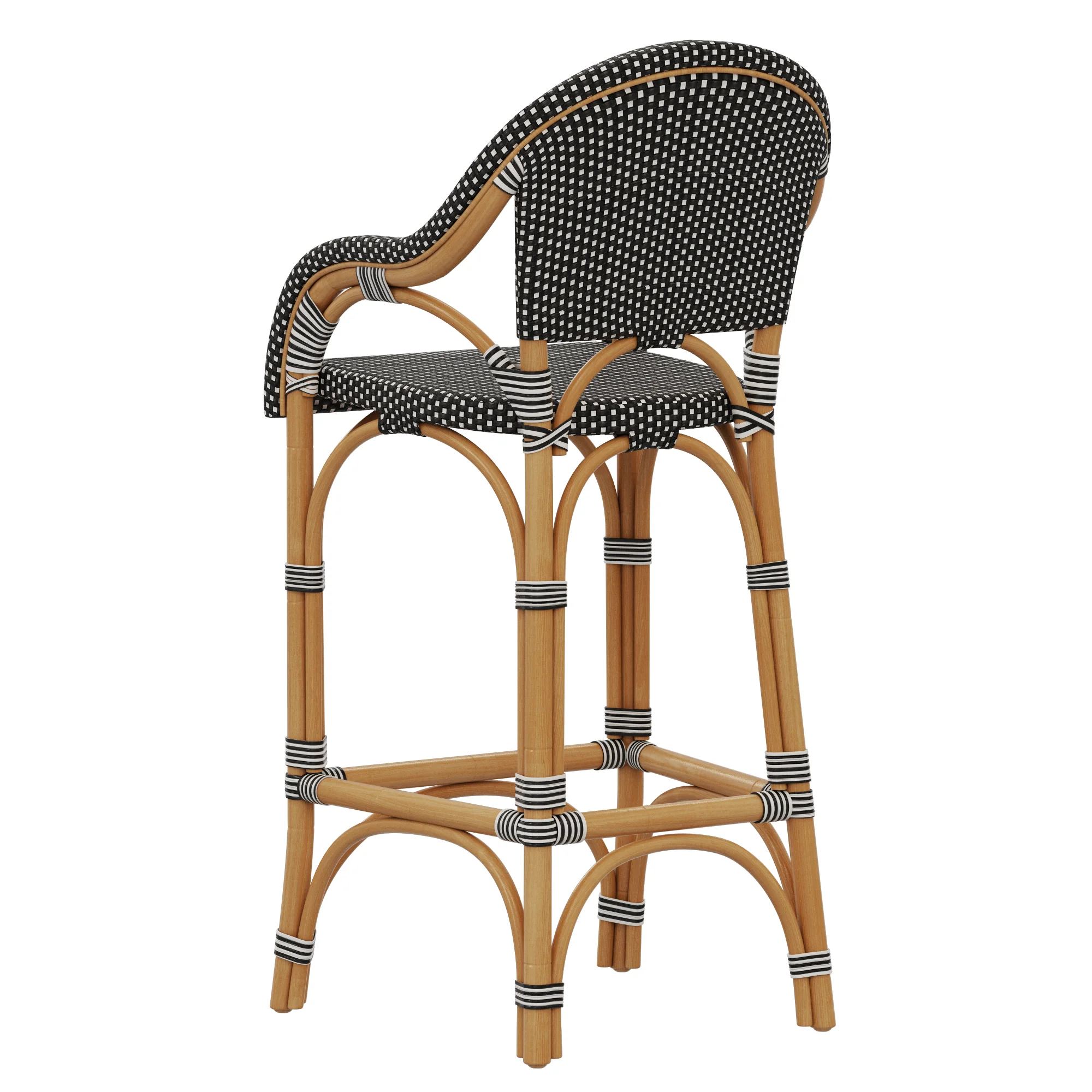 Restoration Hardware St. Germain Resin Stool — 3D model preview 5