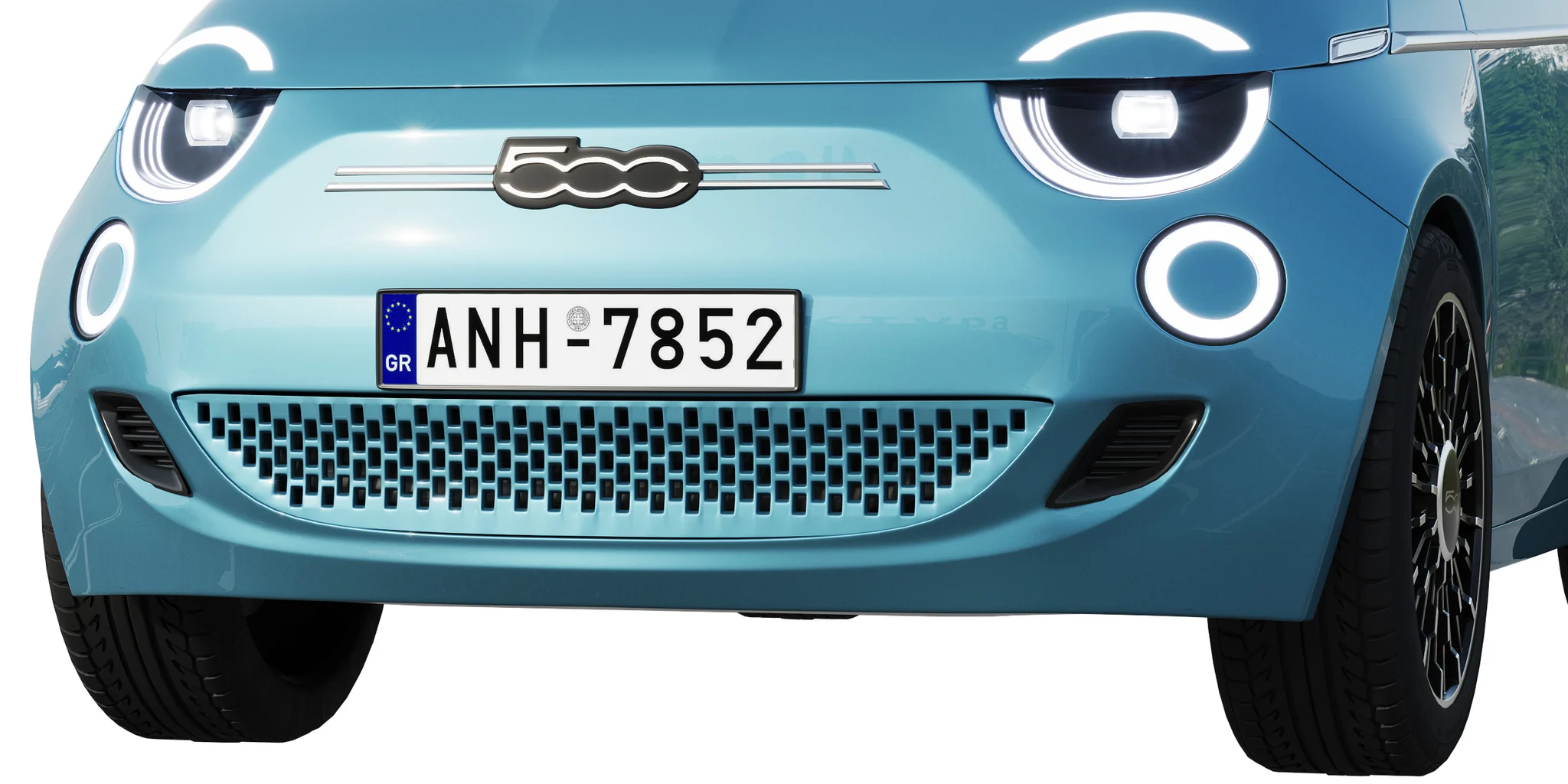 Fiat 500 La Prima, 3D model preview 5