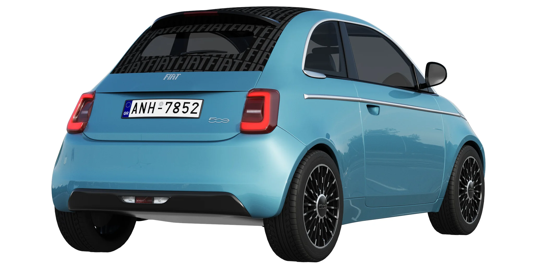 Fiat 500 La Prima, 3D model preview 6