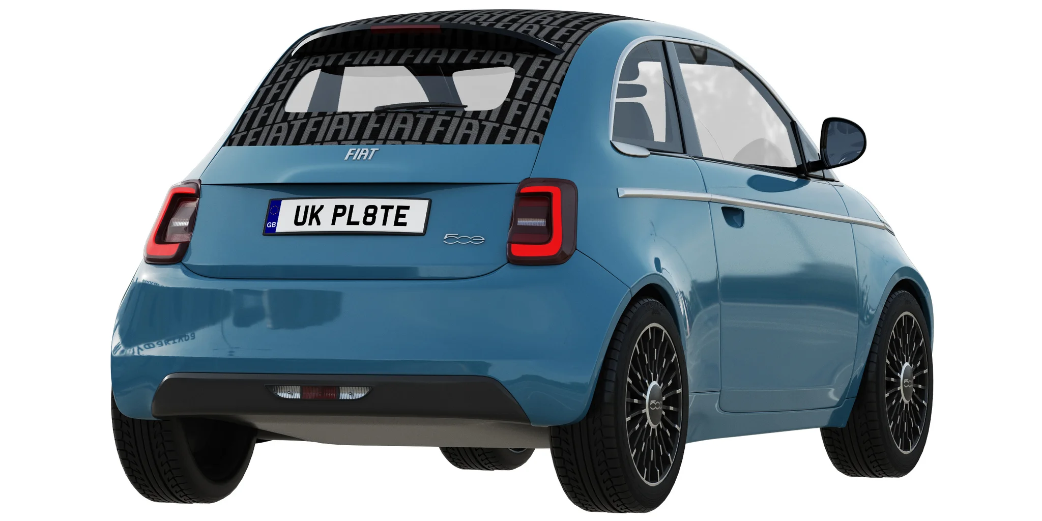 Fiat 500 La Prima, 3D model preview 8