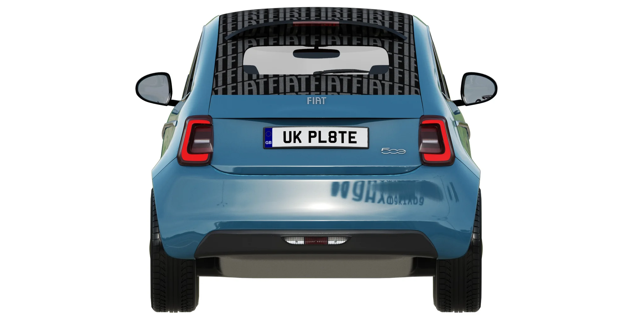 Fiat 500 La Prima, 3D model preview 10