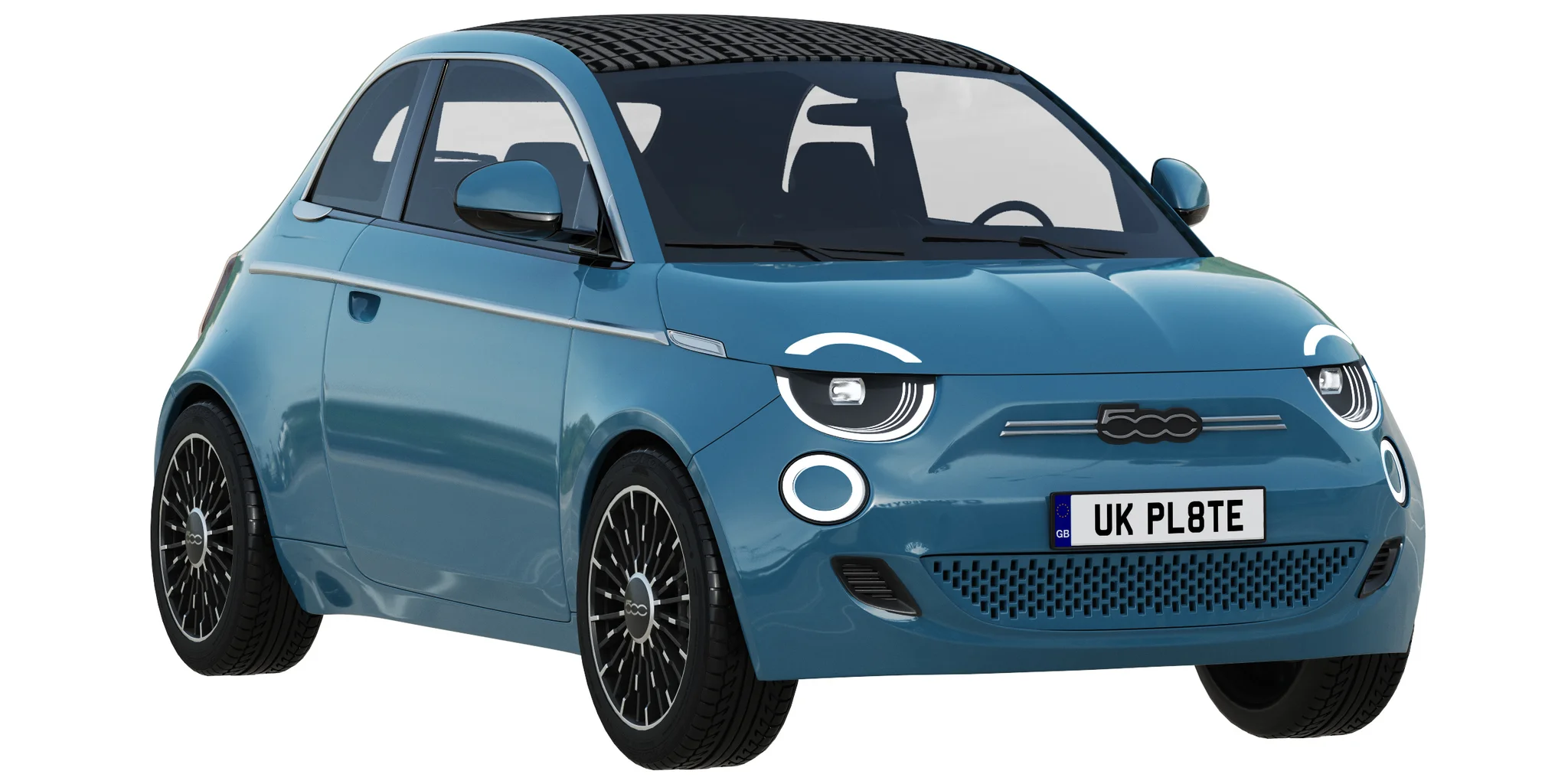 Fiat 500 La Prima, 3D model preview 17