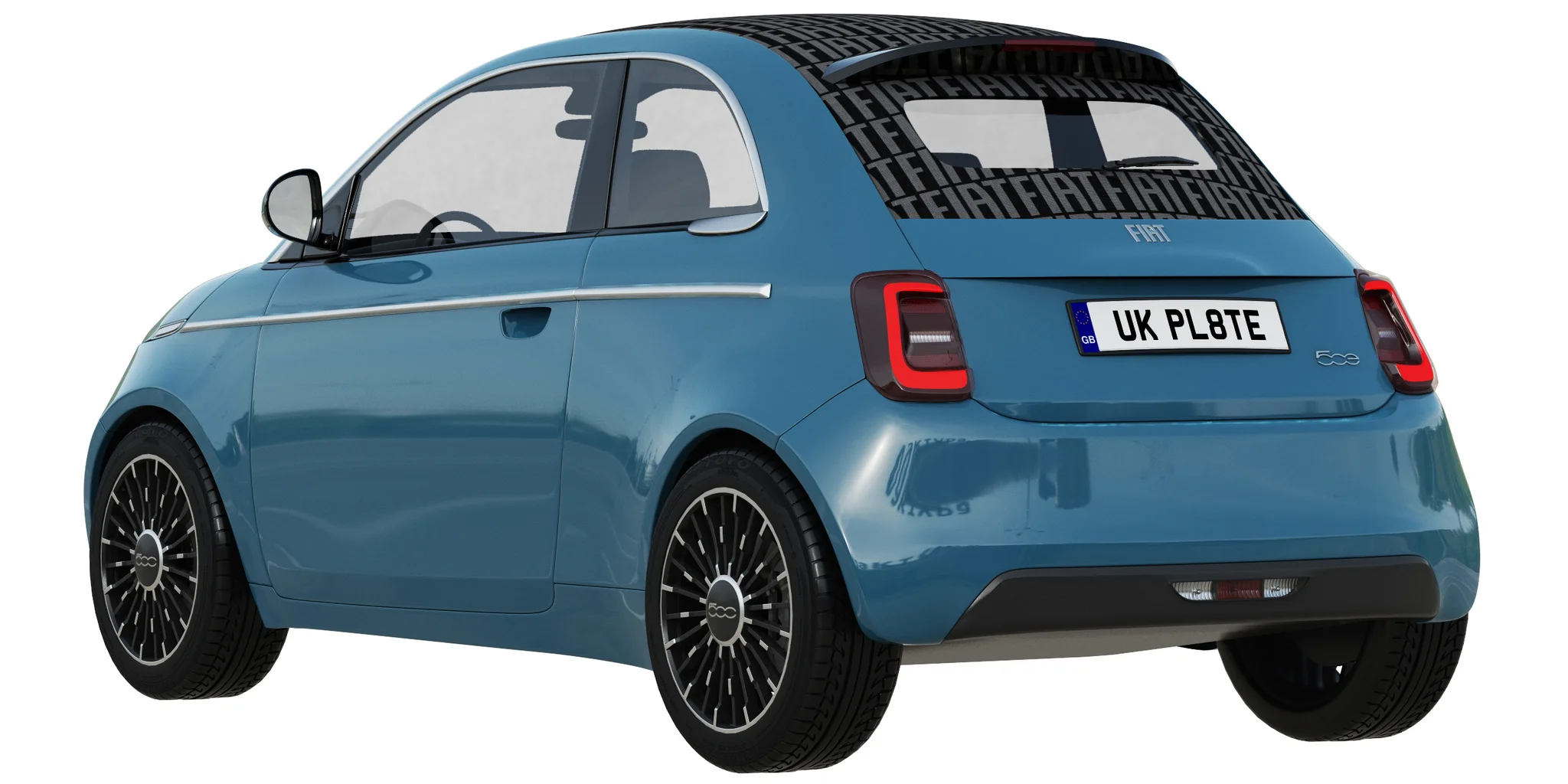 Fiat 500 La Prima, 3D model preview 23