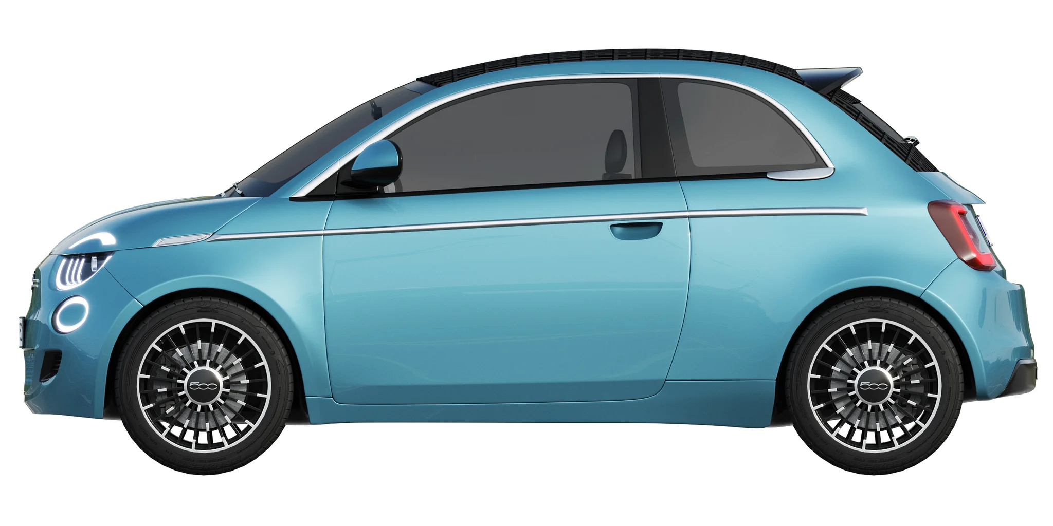 Fiat 500 La Prima, 3D model preview 27