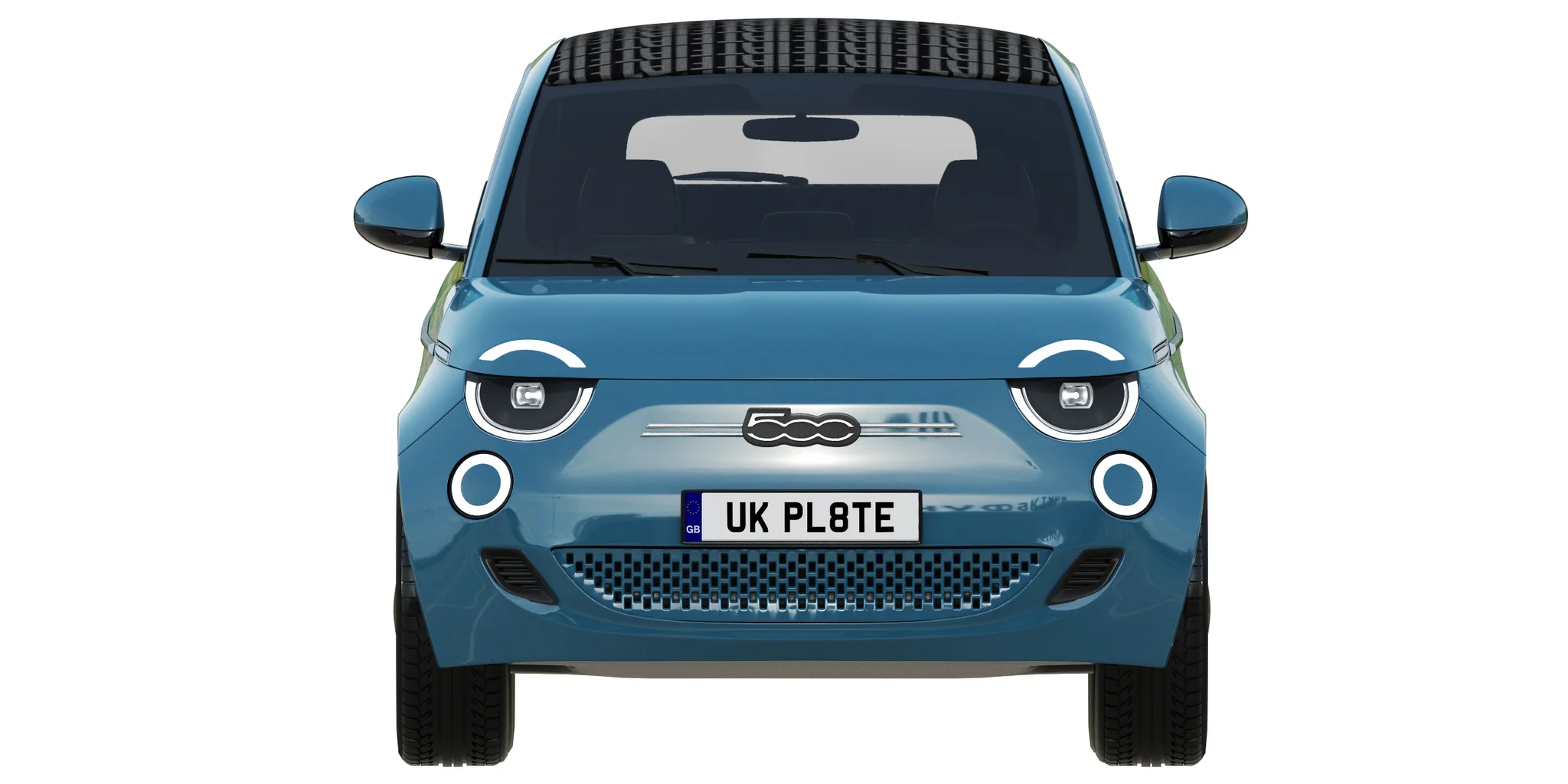 Fiat 500 La Prima, 3D model preview 34