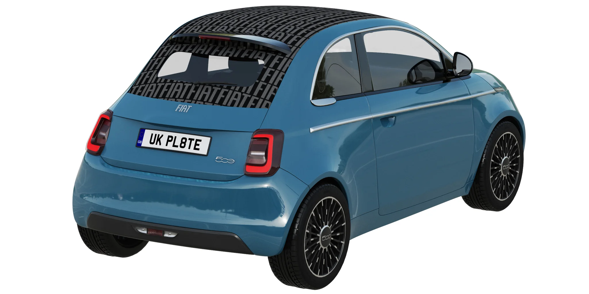 Fiat 500 La Prima, 3D model preview 37