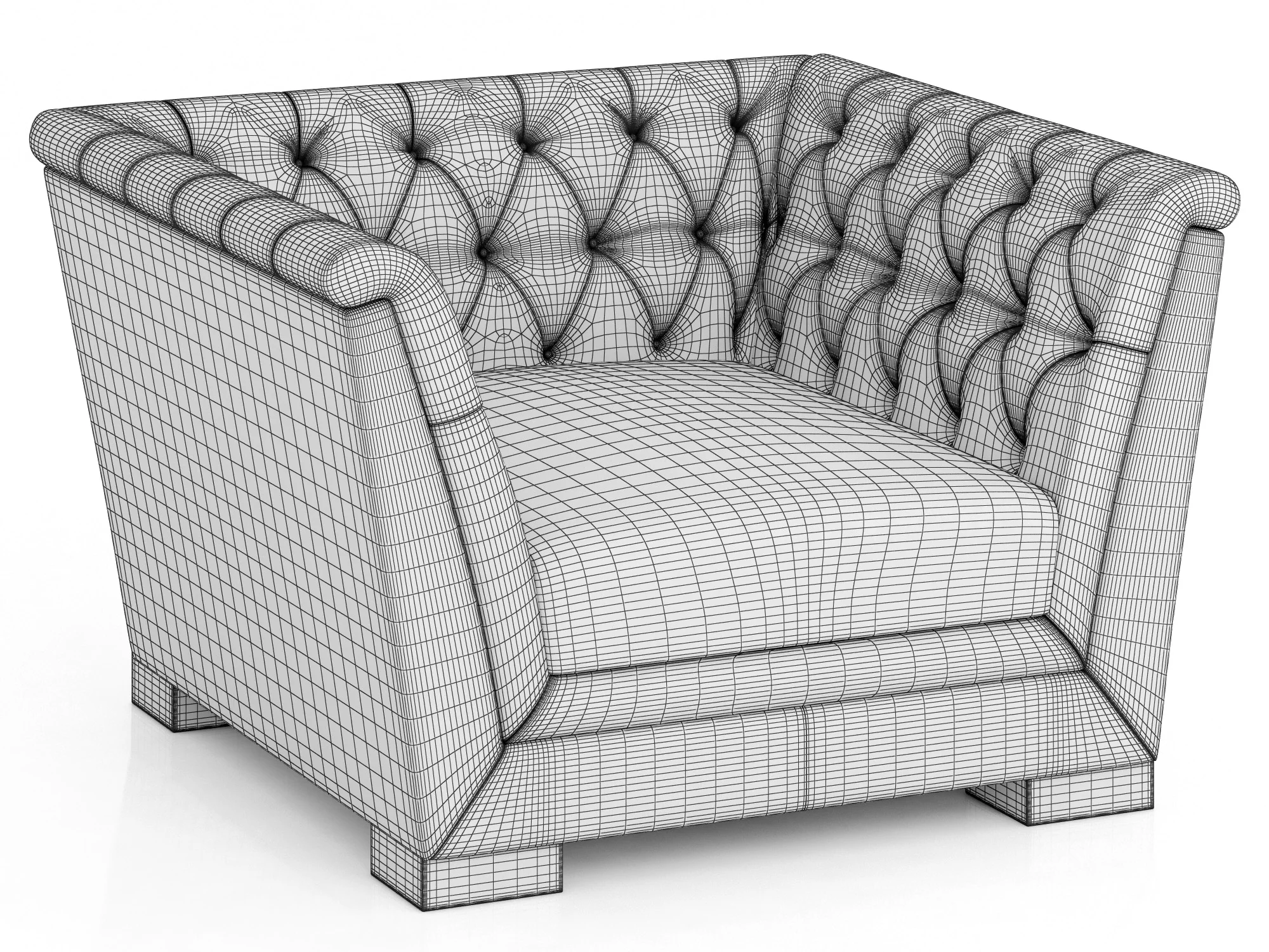 Smania Sir Alex Armchair — 3D model preview 2