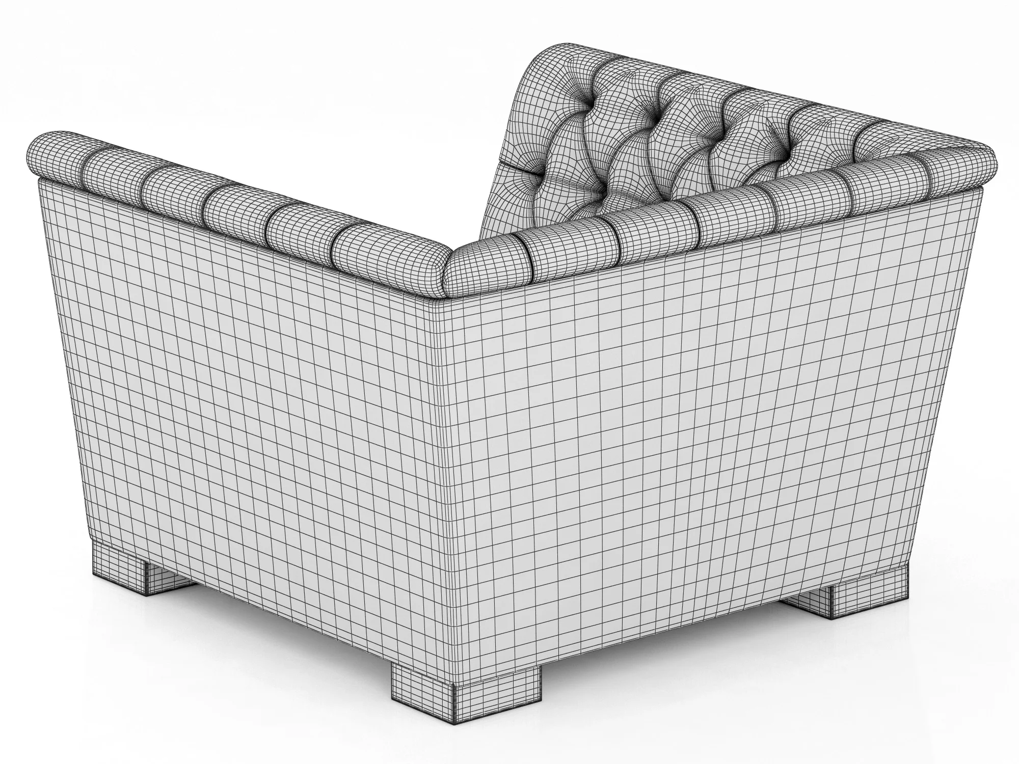 Smania Sir Alex Armchair — 3D model preview 9