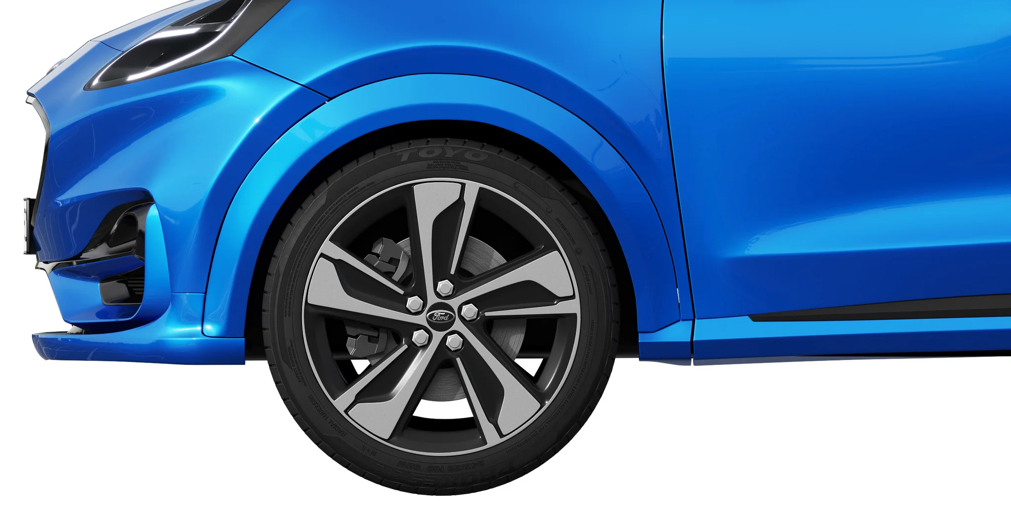 Ford Puma, 3D model preview 1
