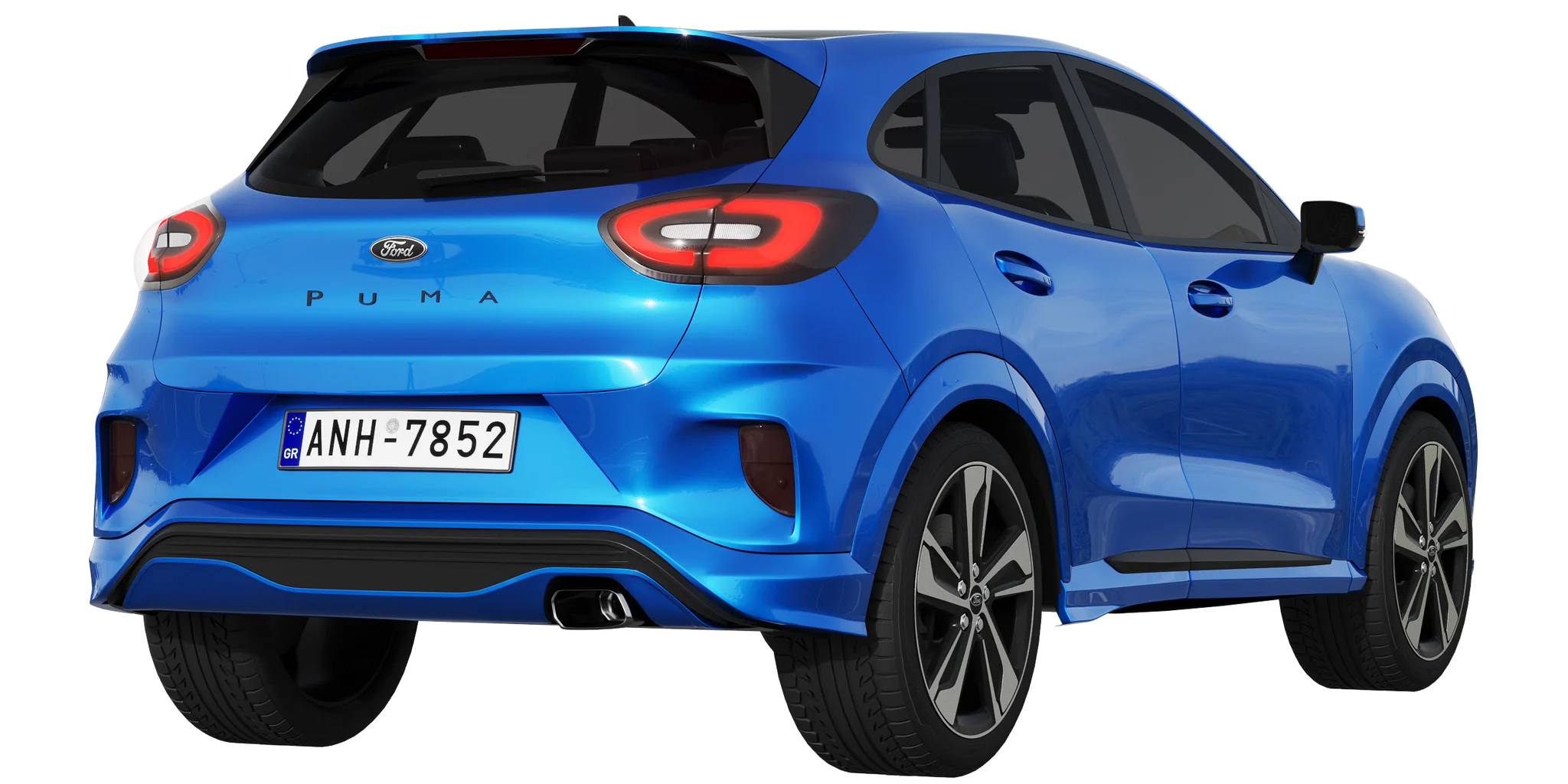 Ford Puma, 3D model preview 6